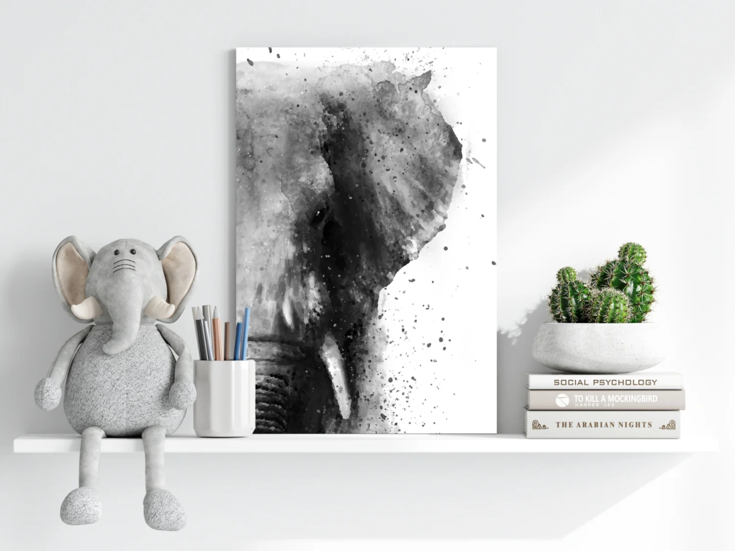 Elephant Aluminum Print - Image 6