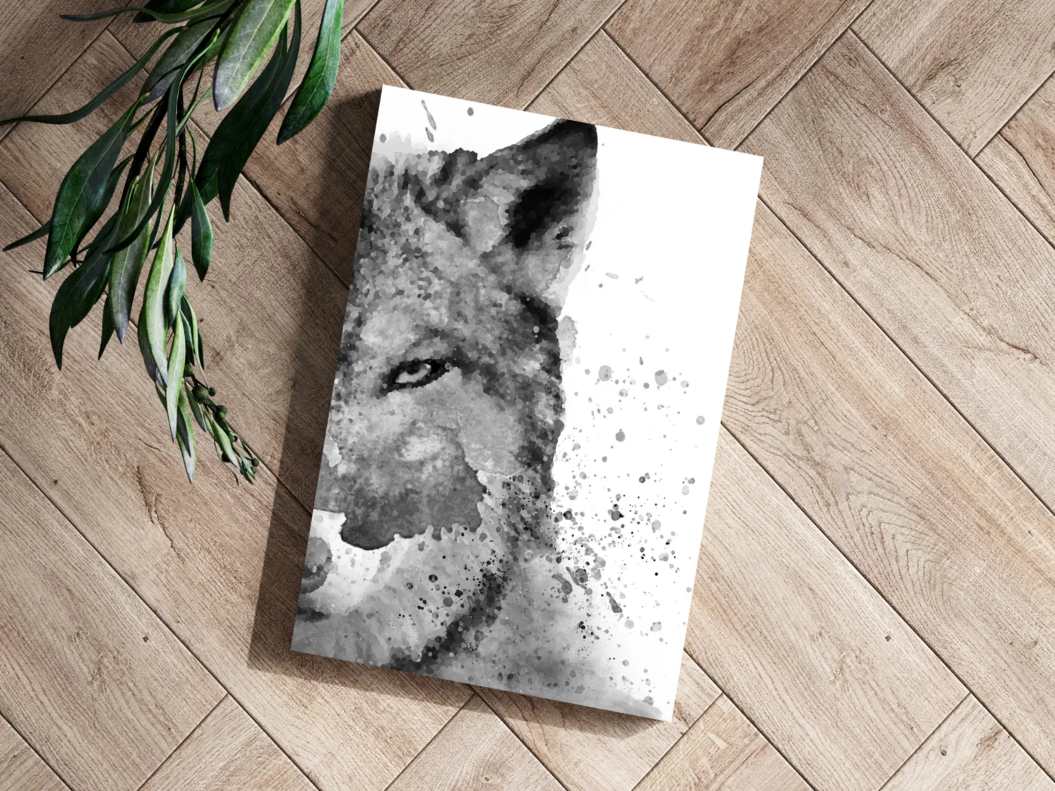 Wolf Aluminum Print - Image 3