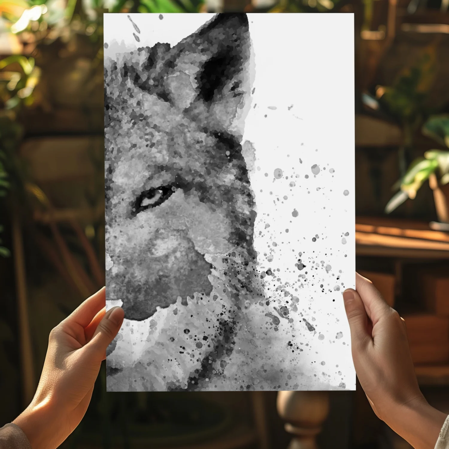 Wolf Aluminum Print - Image 5