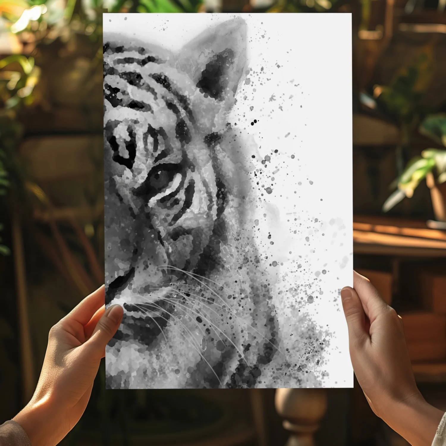 Tiger Aluminum Print - Image 5