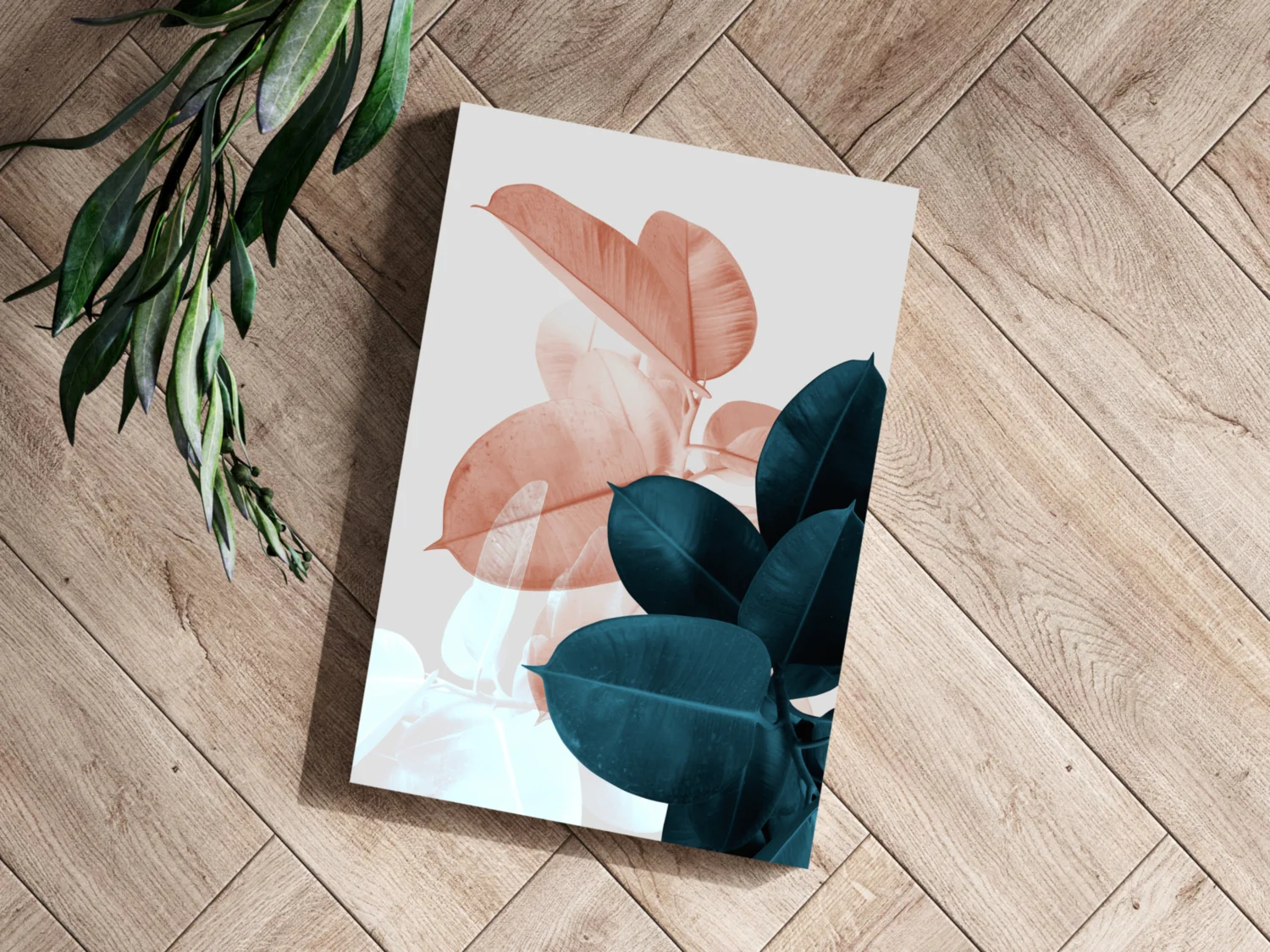 Leaves Aluminum Print - Image 3