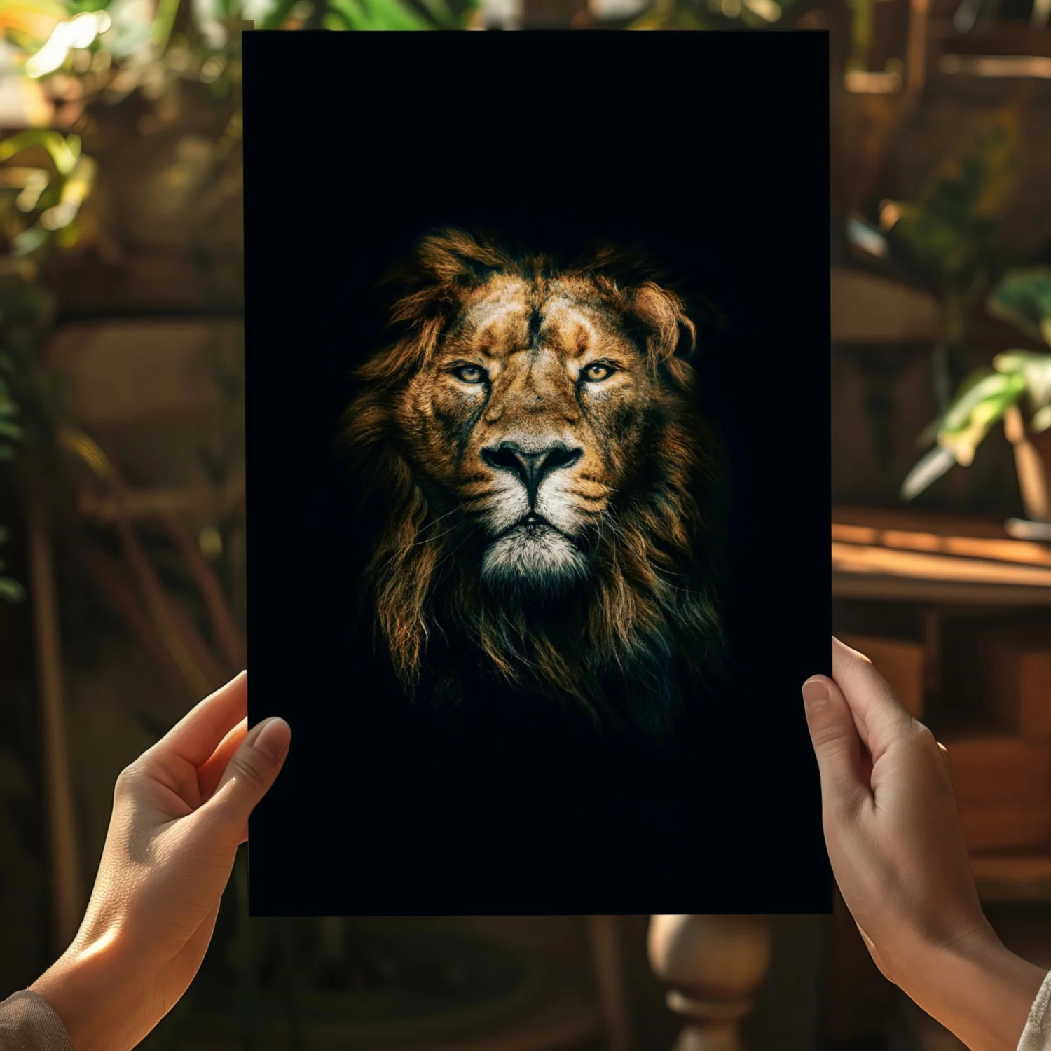 Lion Aluminum Print - Image 5