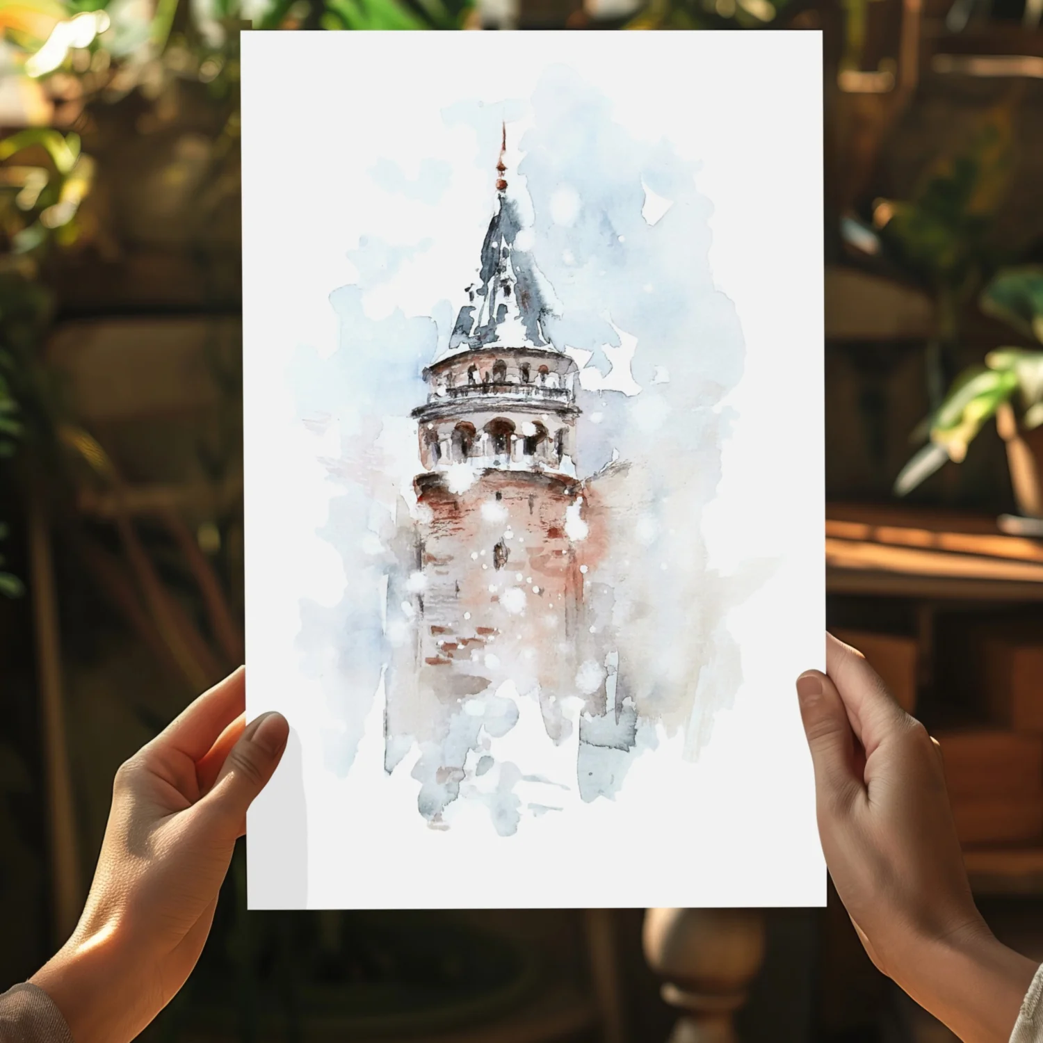 Galata Tower Aluminum Print - Image 5