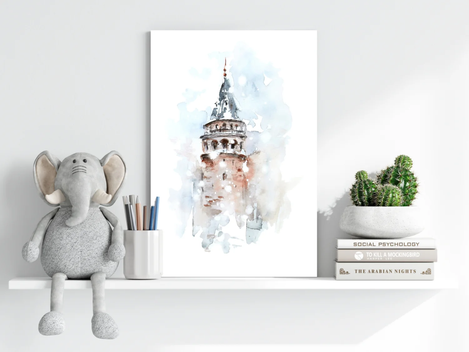 Galata Tower Aluminum Print - Image 6