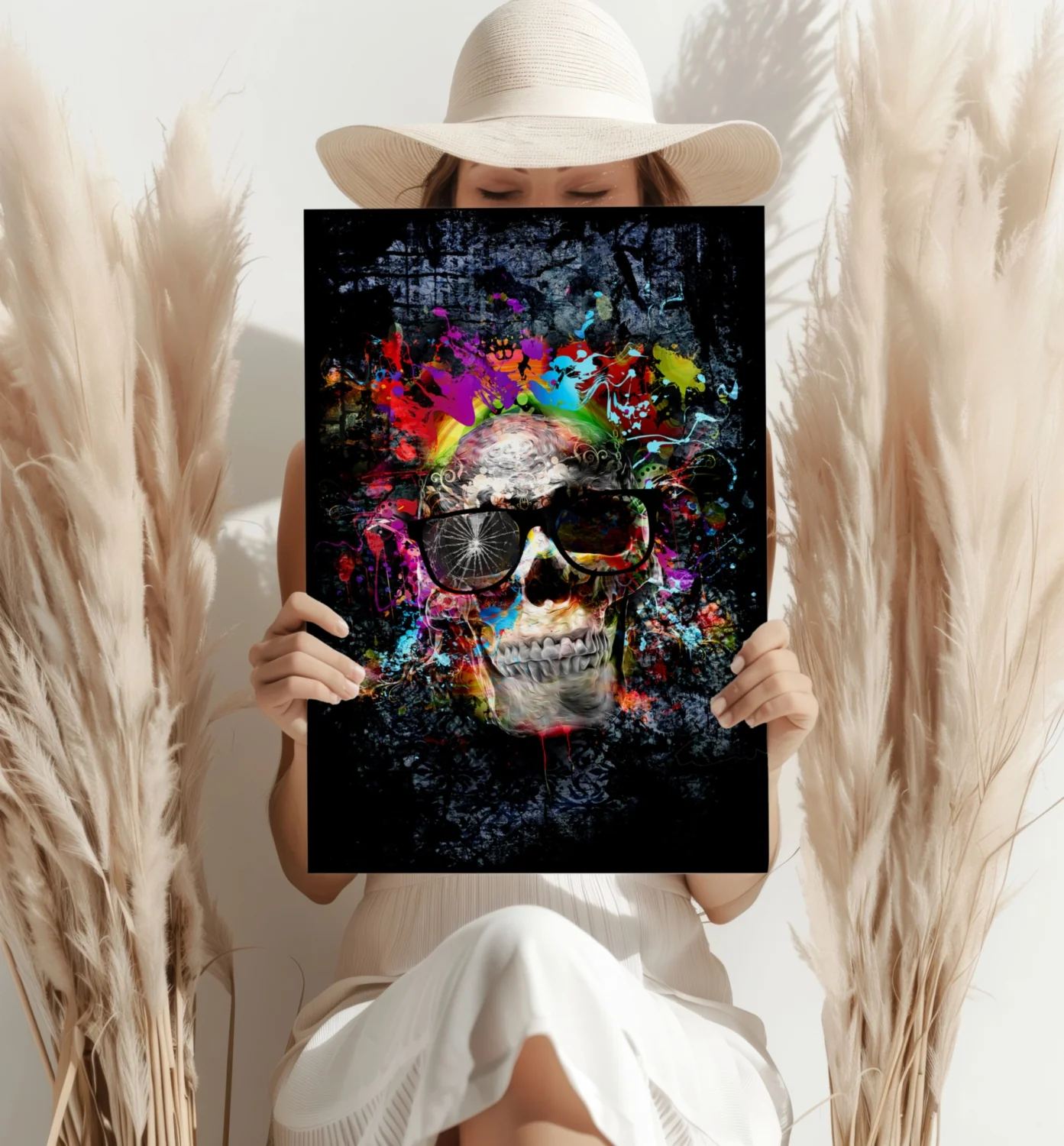 Skull Aluminum Print - Image 4