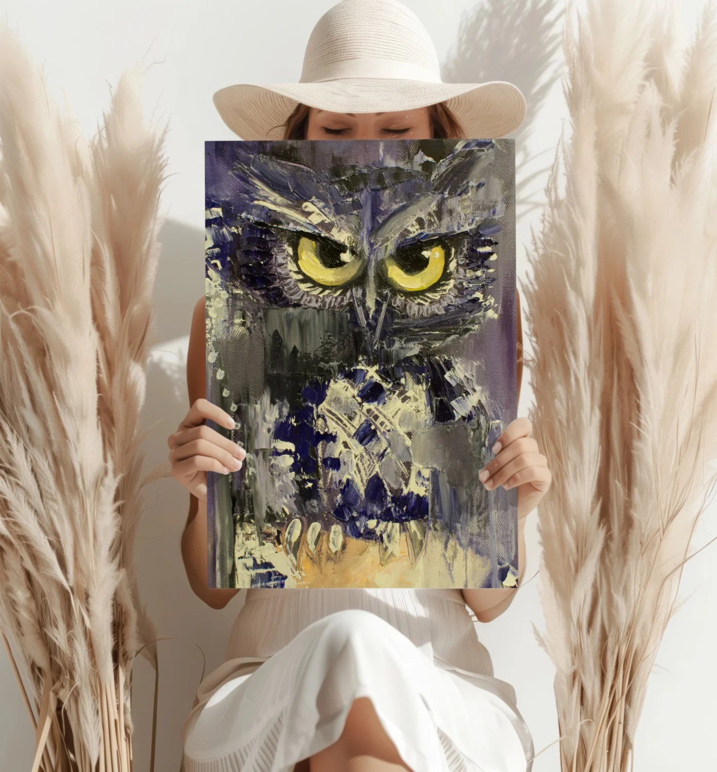 Owl Aluminum Print - Image 4