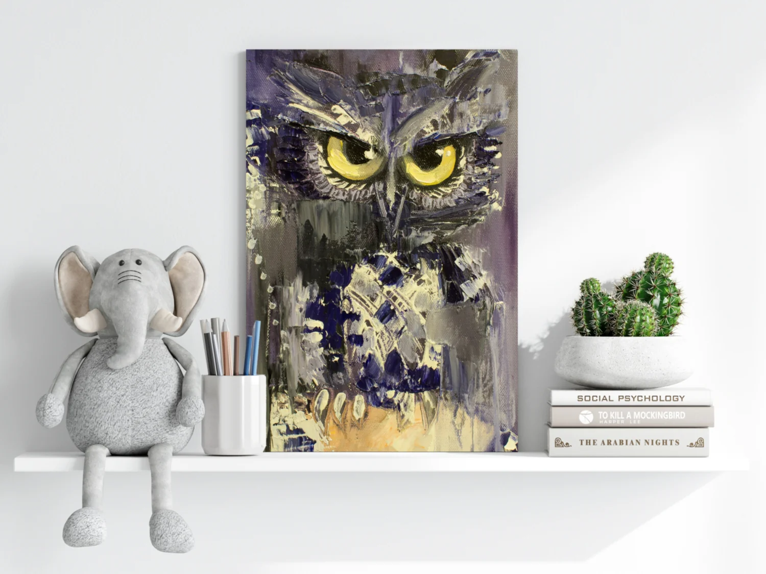 Owl Aluminum Print - Image 6