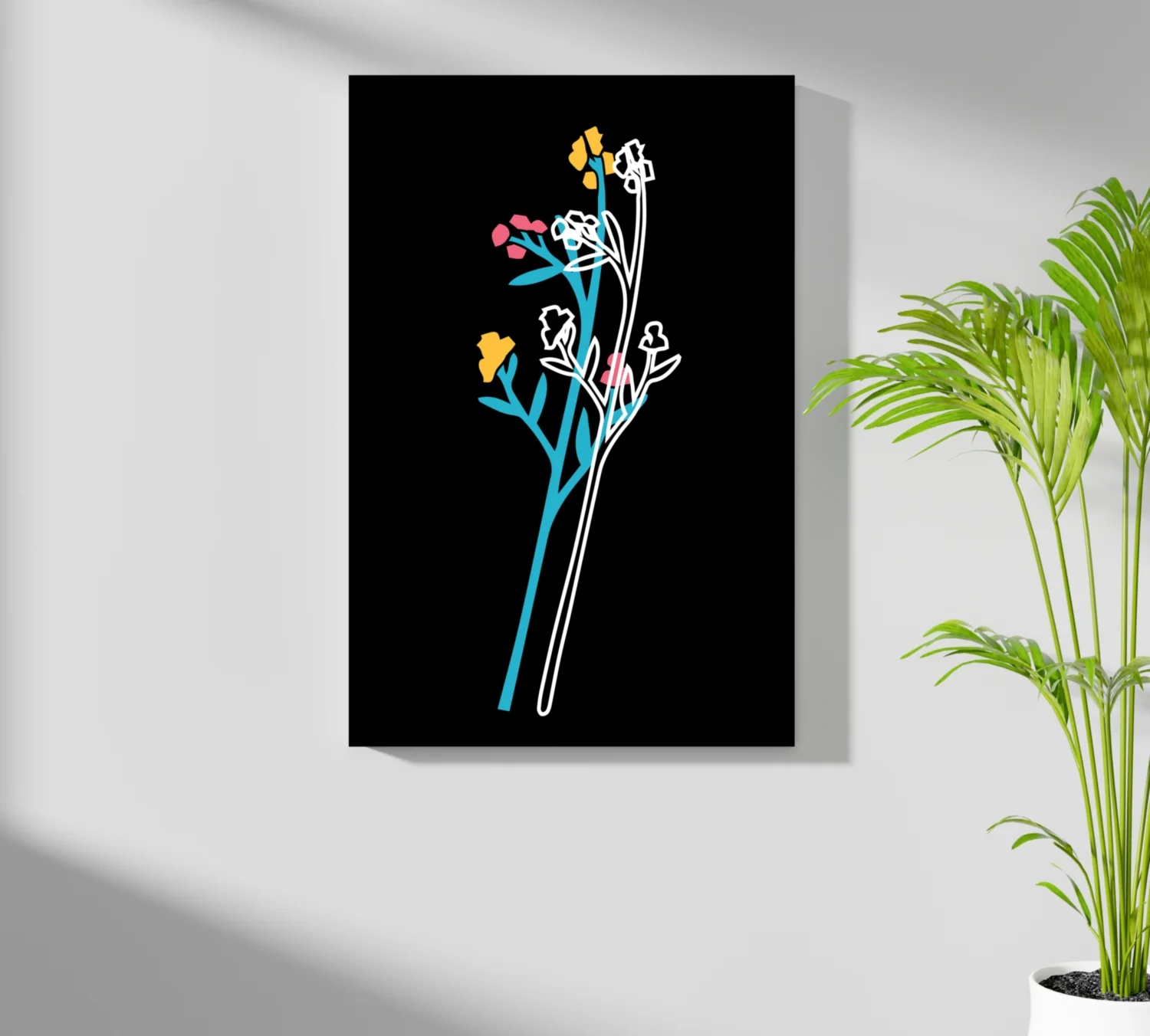 Line Art V7 Aluminum Print - Image 7