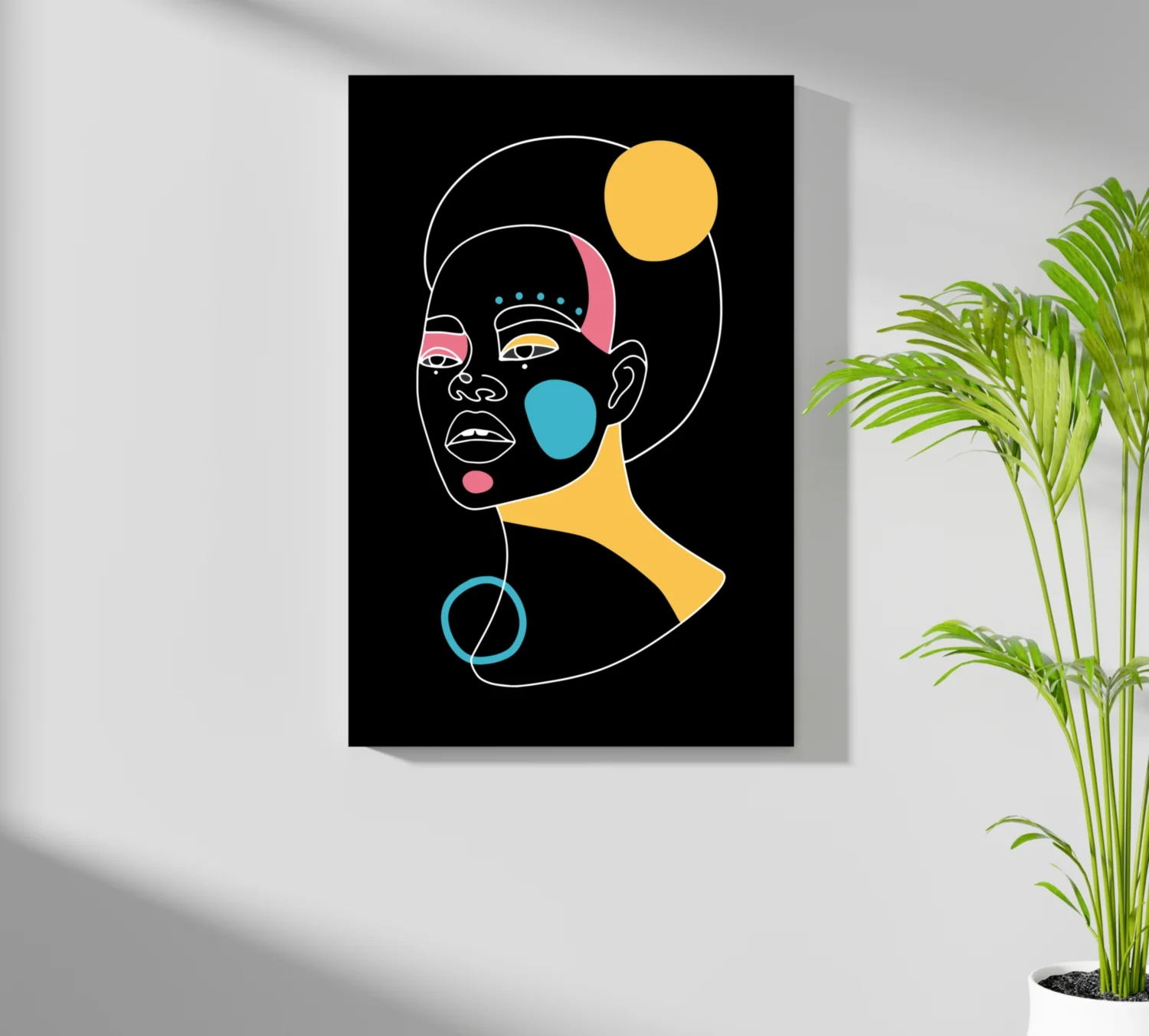 Line Art V12 Aluminum Print - Image 7