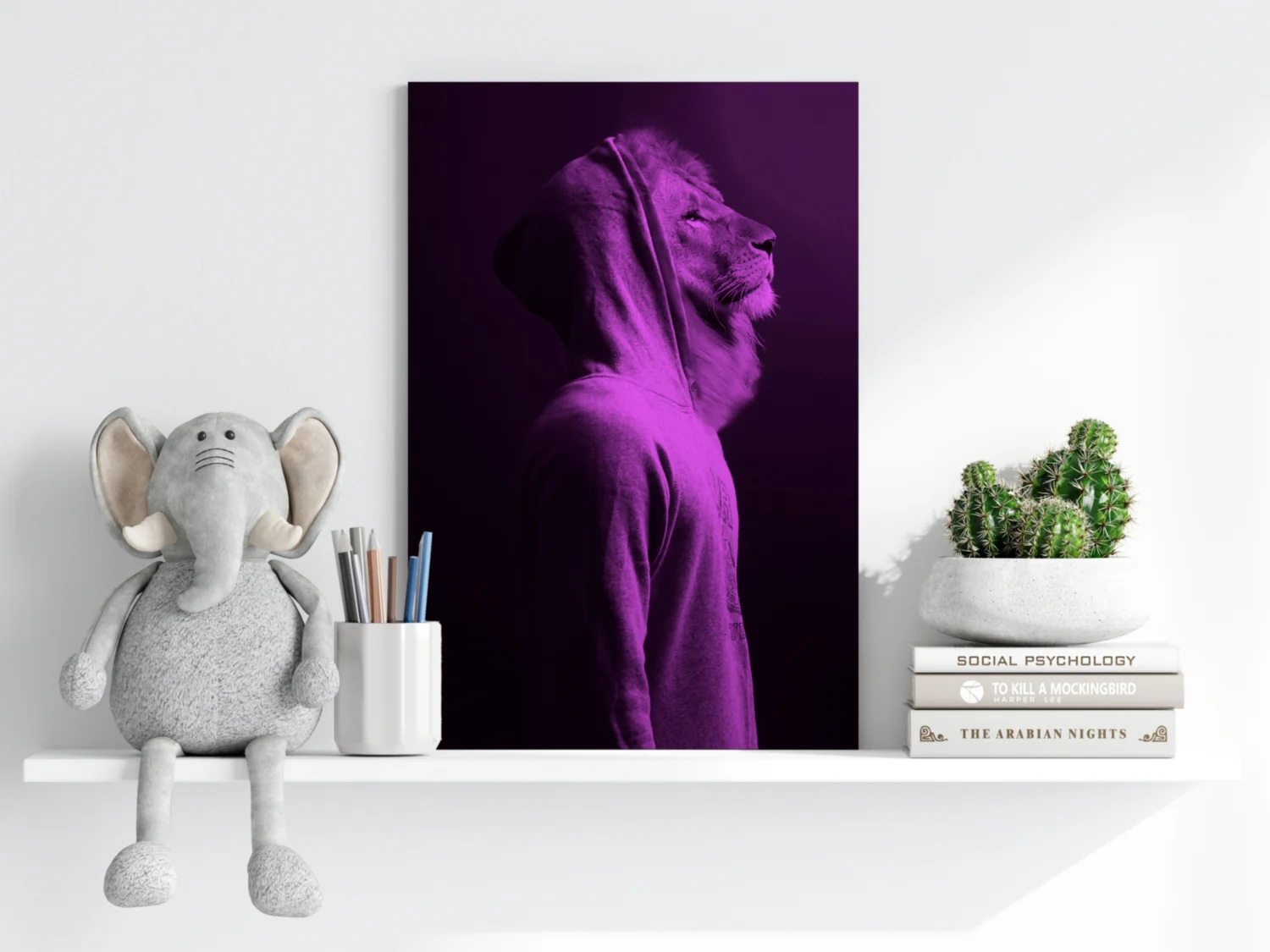 Lion Aluminum Print - Image 6