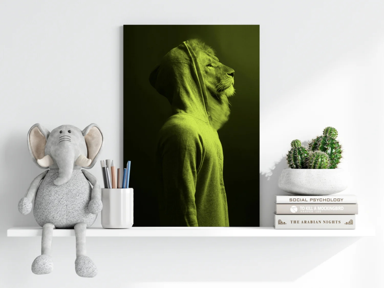 Lion Aluminum Print - Image 6