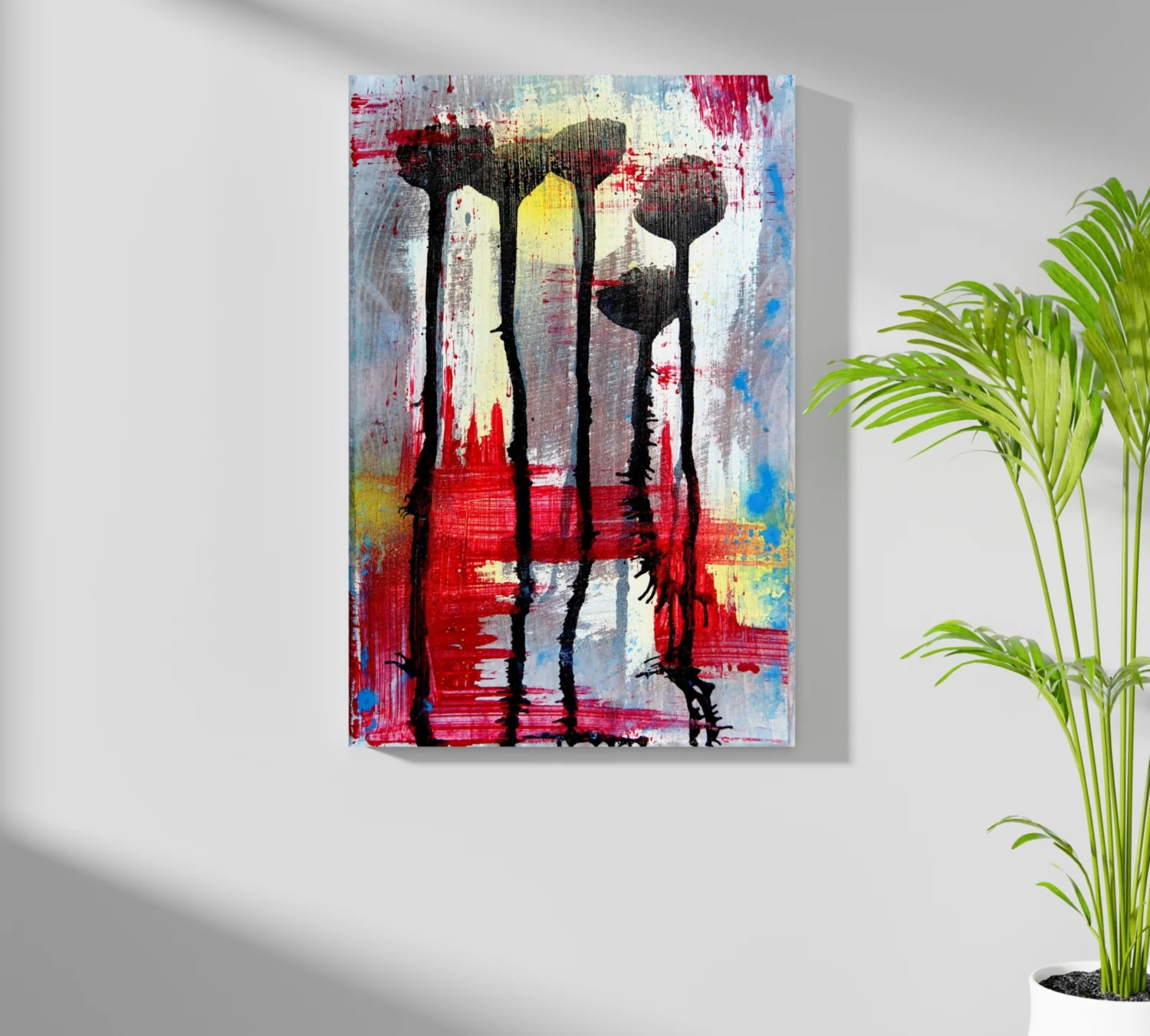 Abstract Flowers Aluminum Print - Image 7