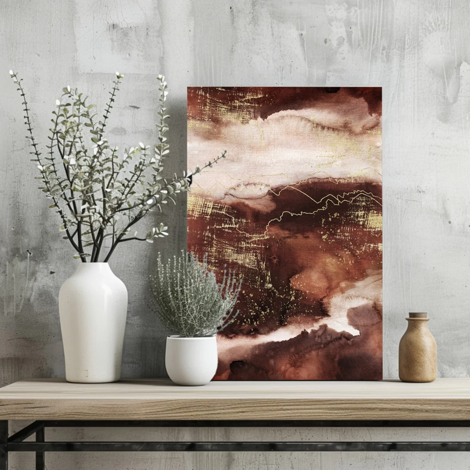 Abstract Terra Aluminum Print - Image 2