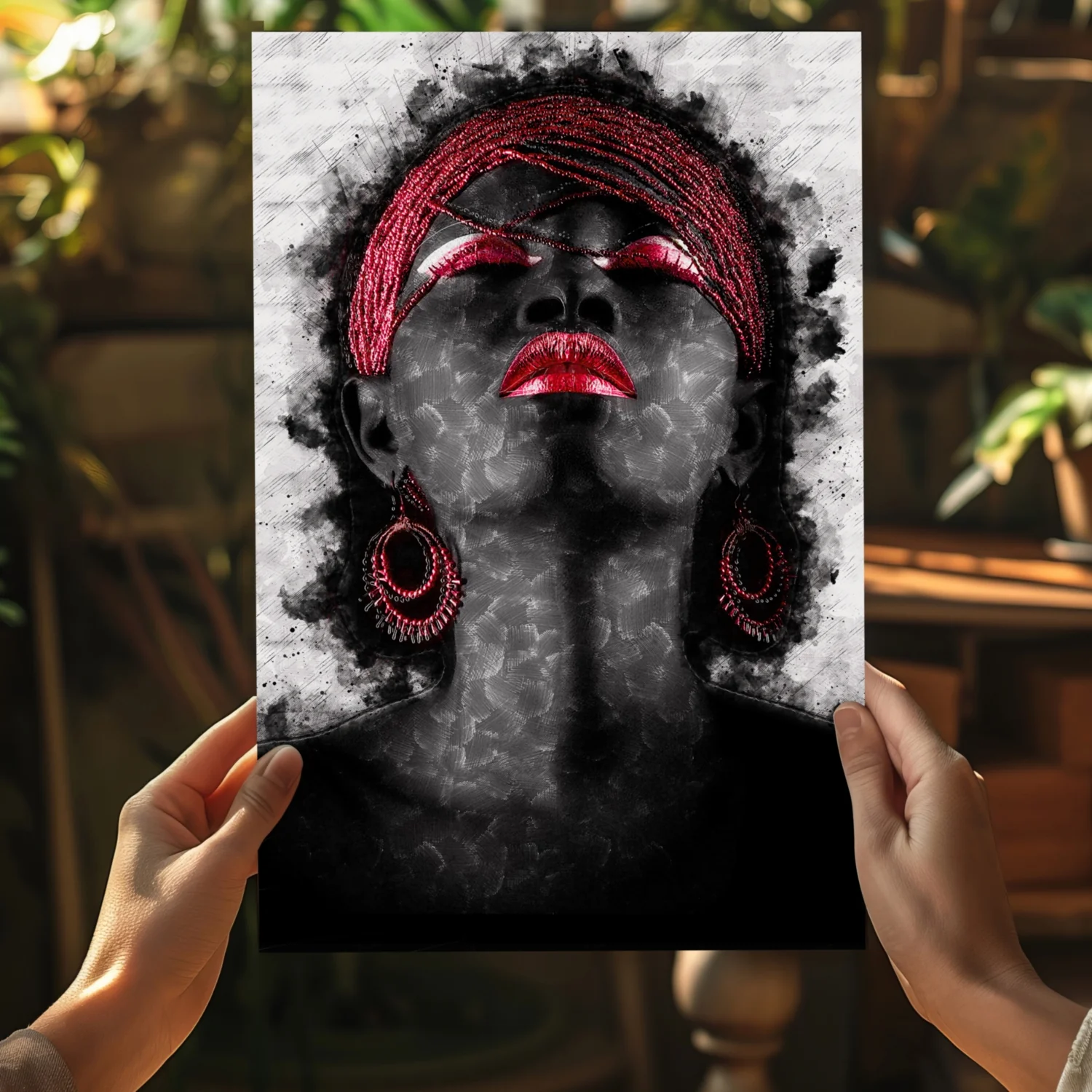 Woman Aluminum Print - Image 5