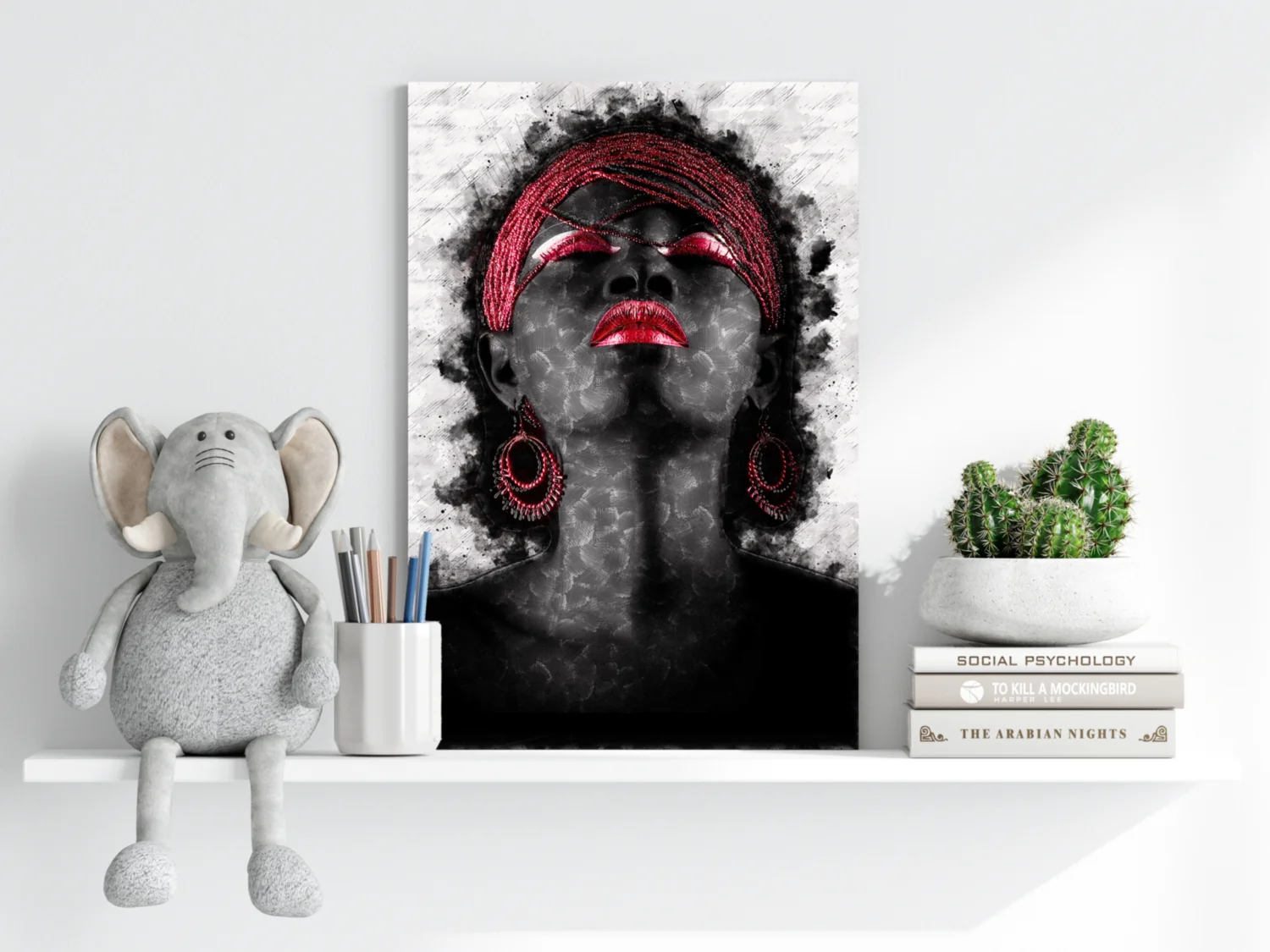 Woman Aluminum Print - Image 6