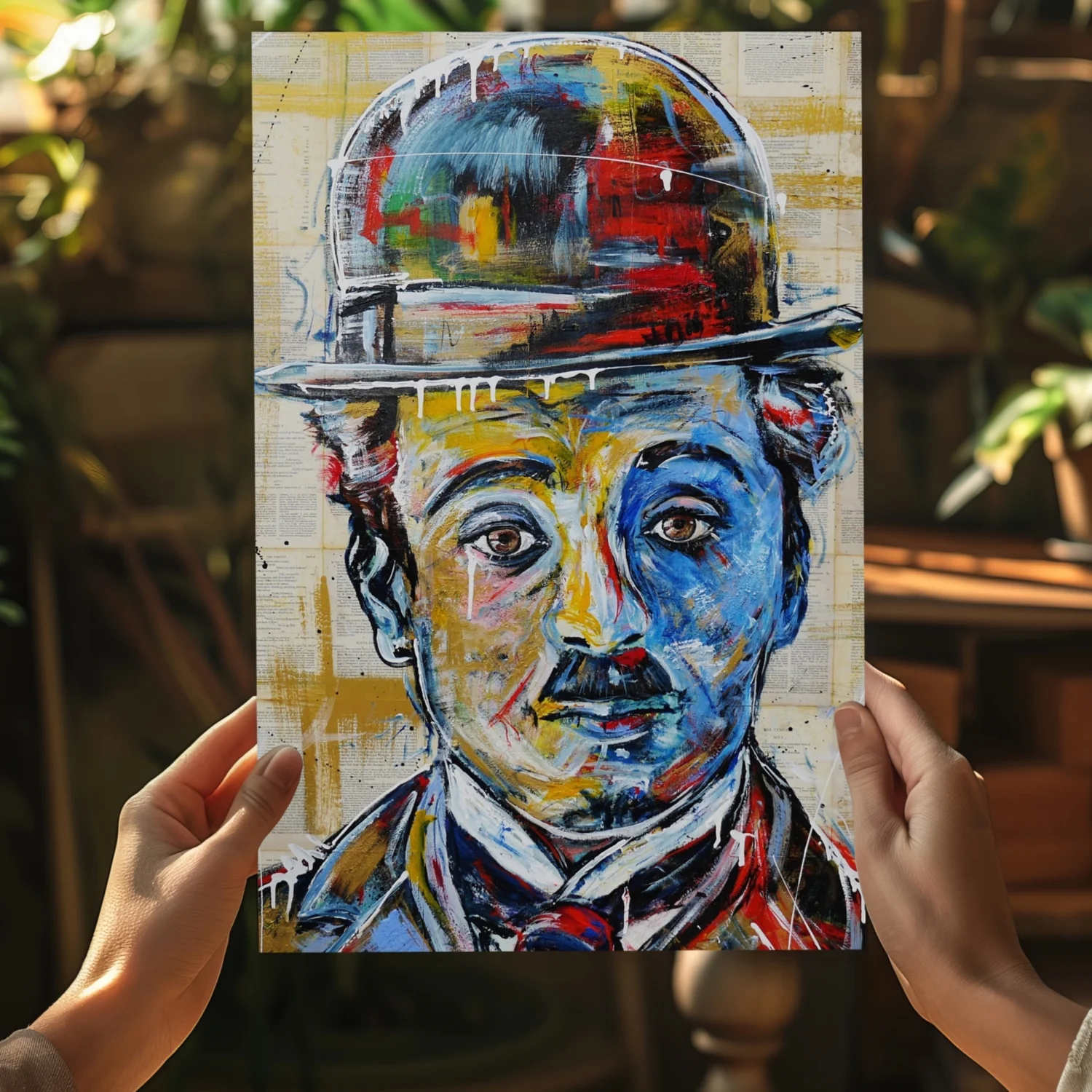Charlie Chapline Aluminum Print - Image 5