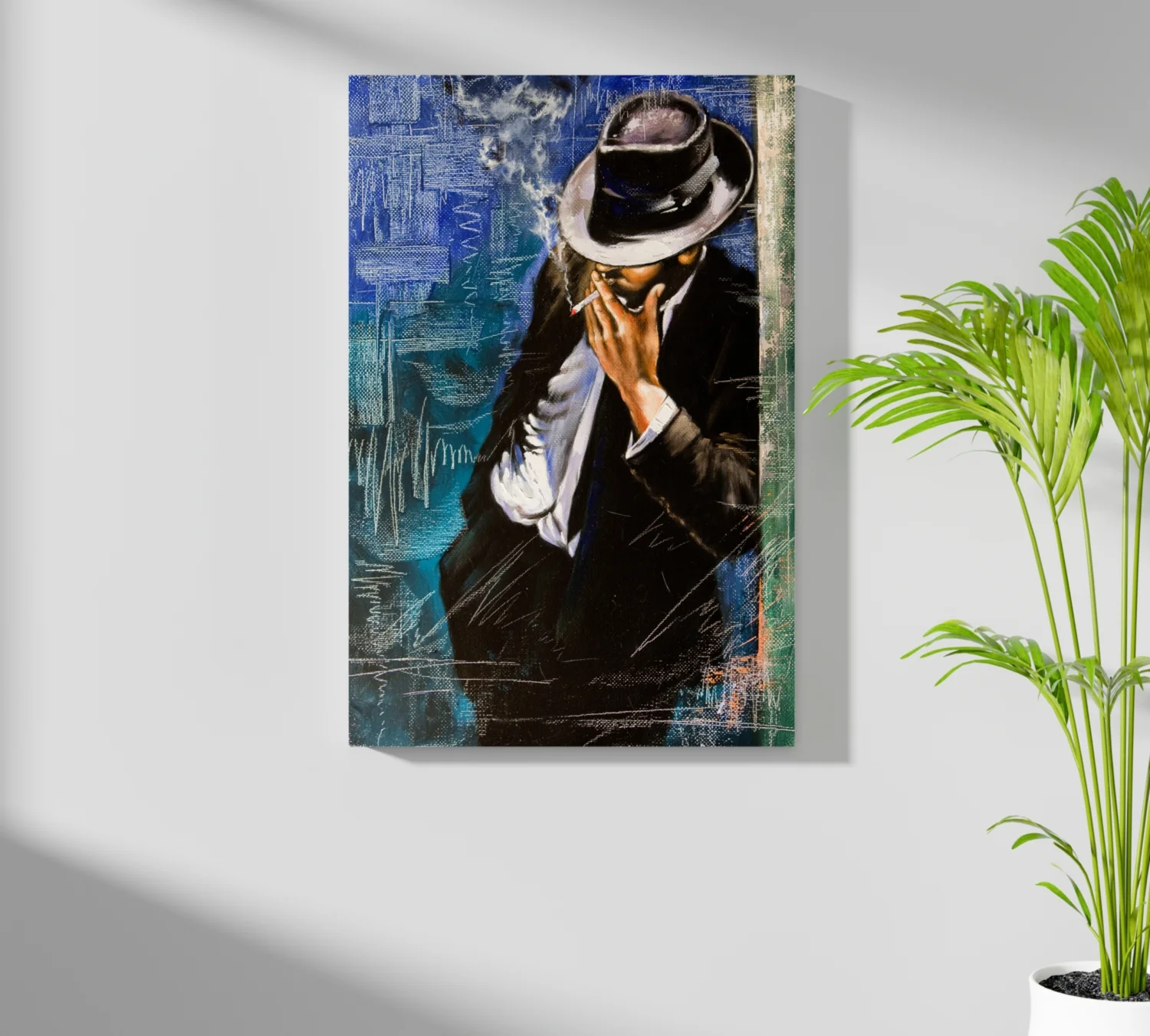 Standing Man Aluminum Print - Image 7