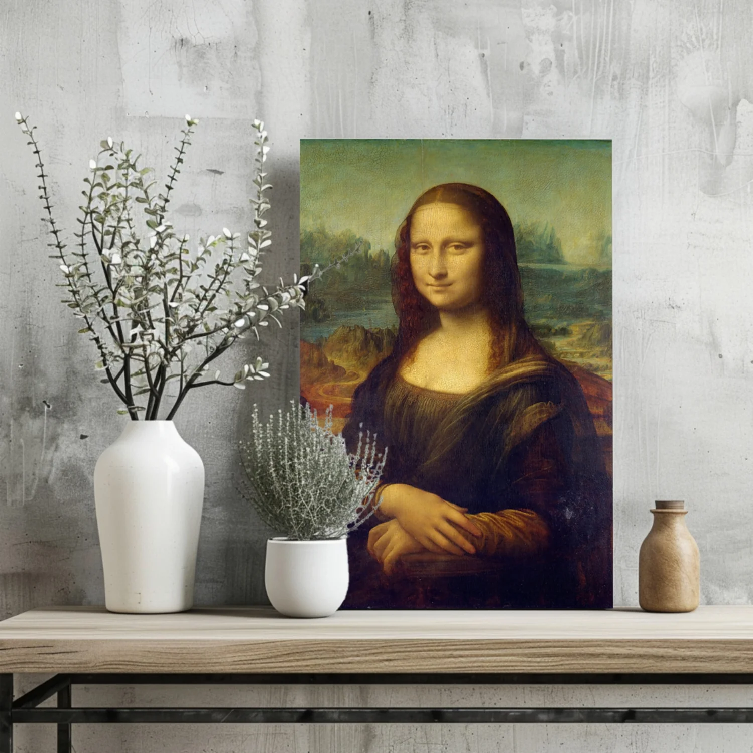 Mona Lisa Aluminum Print - Image 2