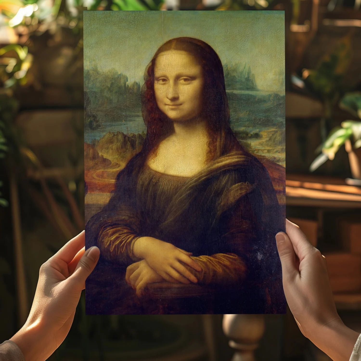 Mona Lisa Aluminum Print - Image 5