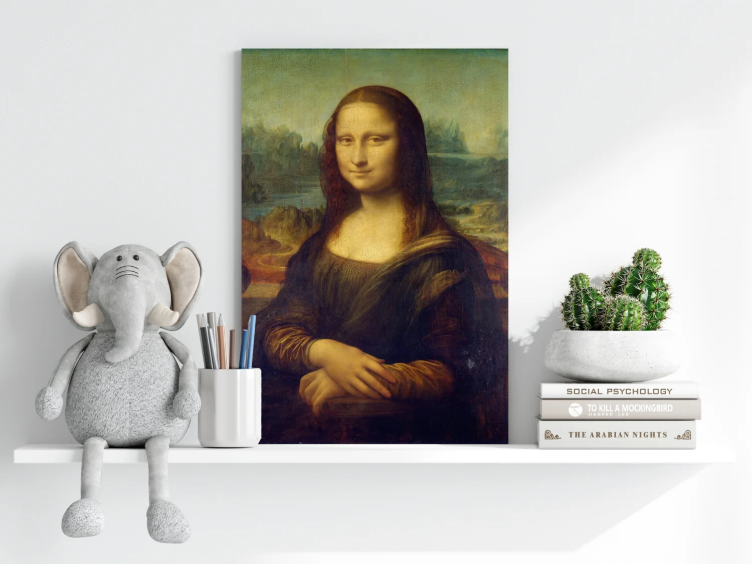 Mona Lisa Aluminum Print - Image 6