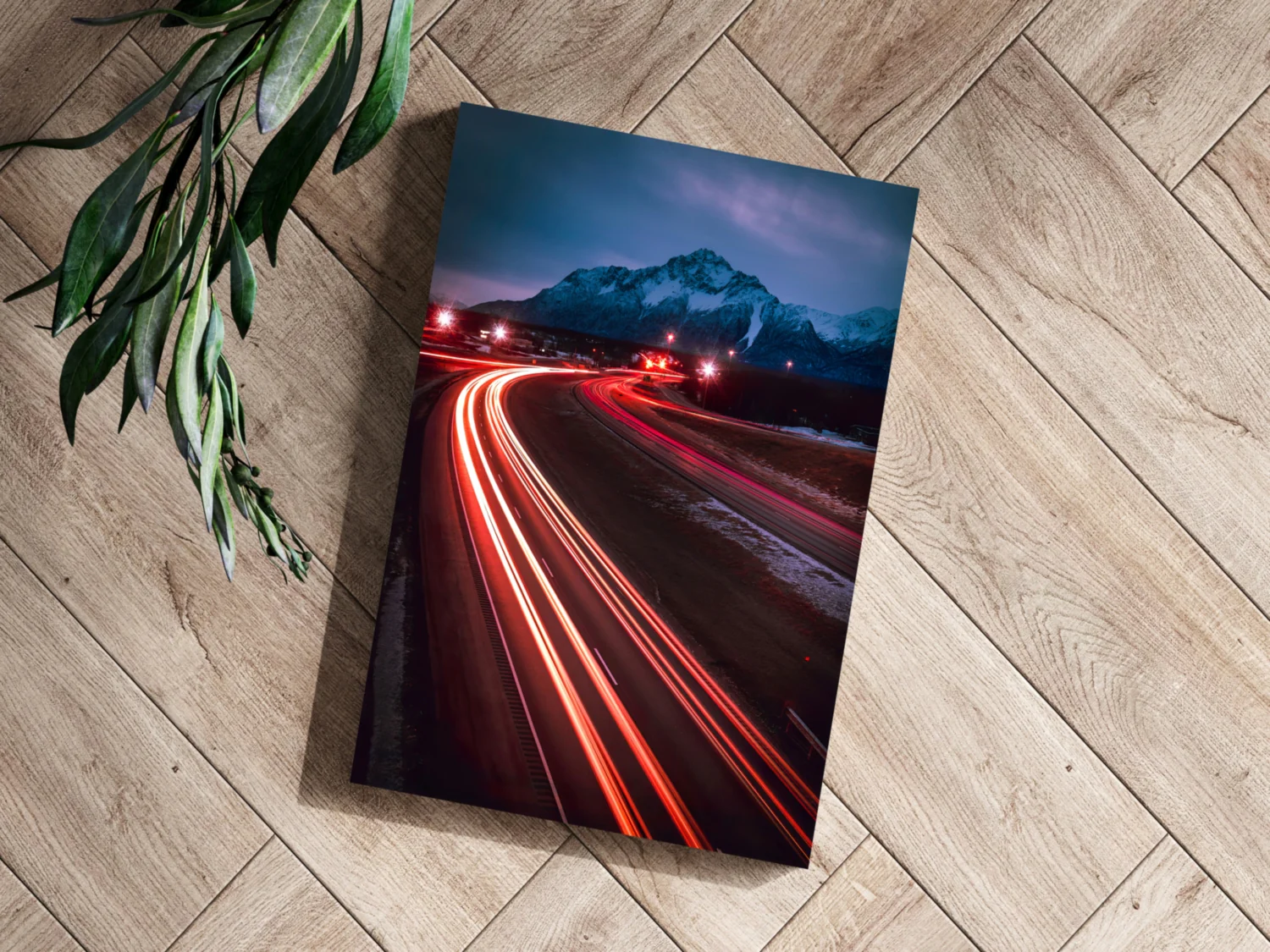 Lights in Traffic Aluminum Print - Image 3