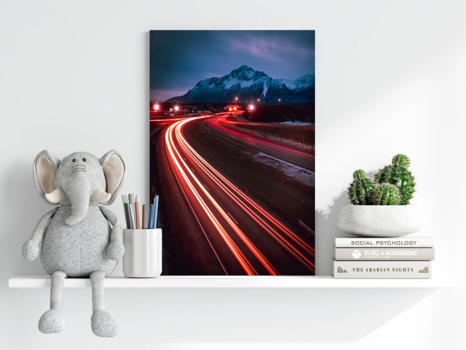 Lights in Traffic Aluminum Print - Image 6