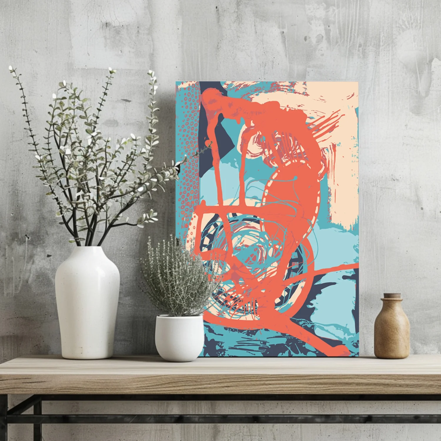 Modern Art Aluminum Print - Image 2