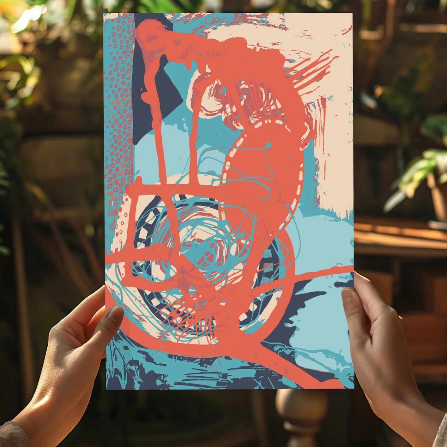 Modern Art Aluminum Print - Image 5