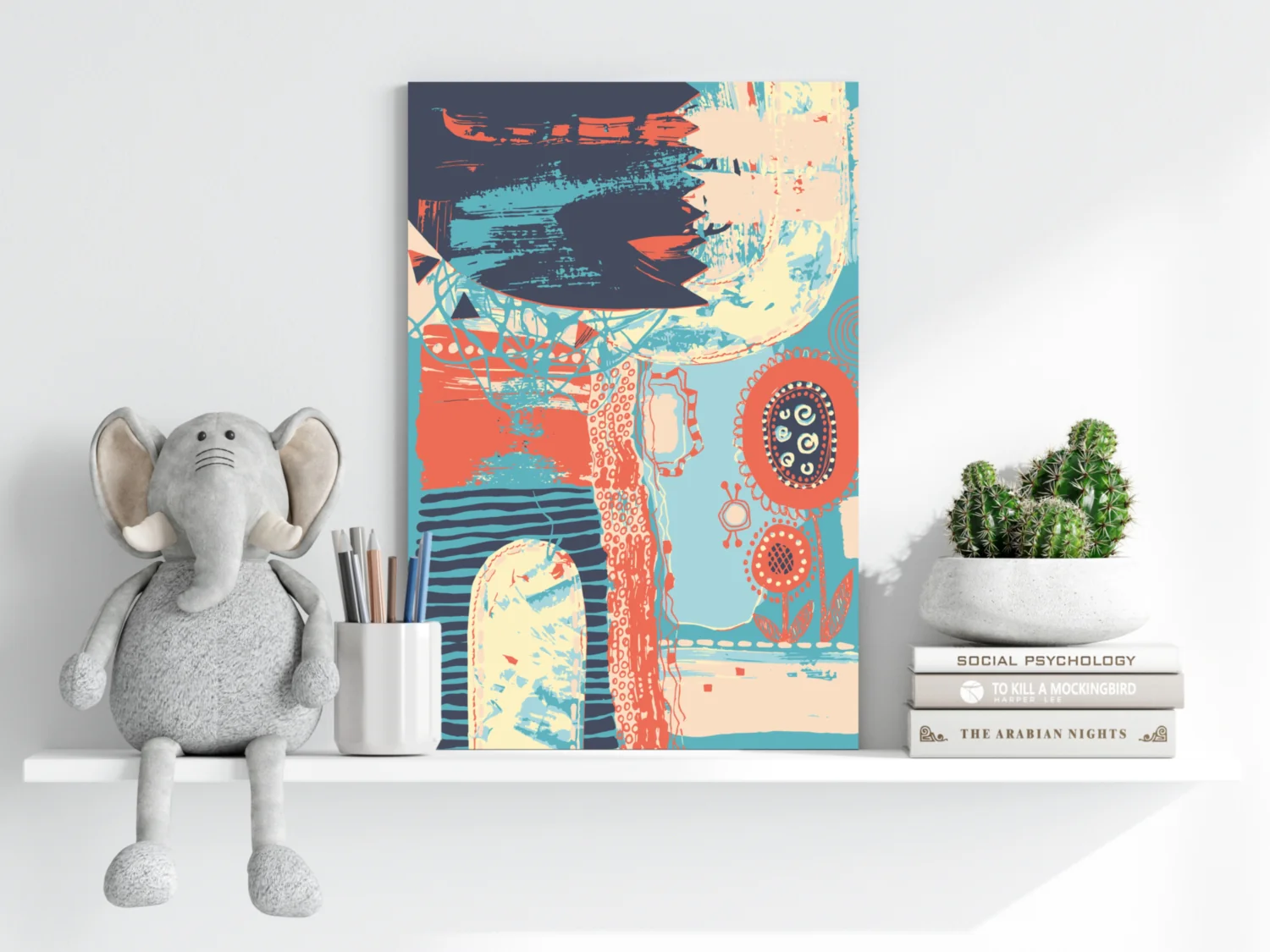 Modern Art Aluminum Print - Image 6