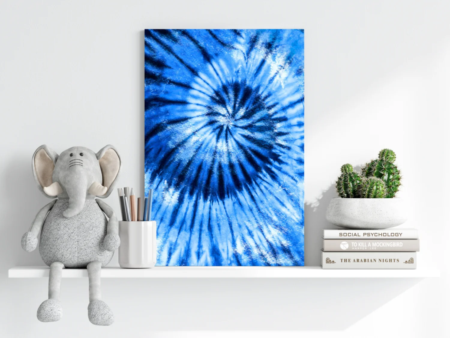 Abstract Blue Aluminum Print - Image 6
