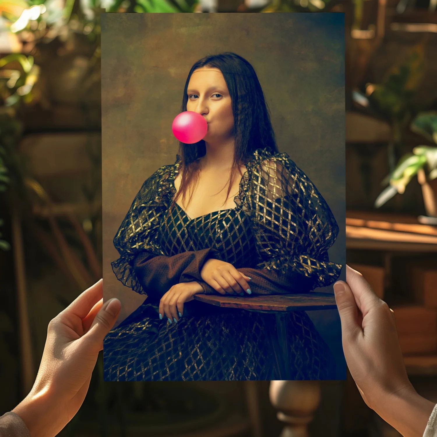 Mona Lisa Aluminum Print - Image 5