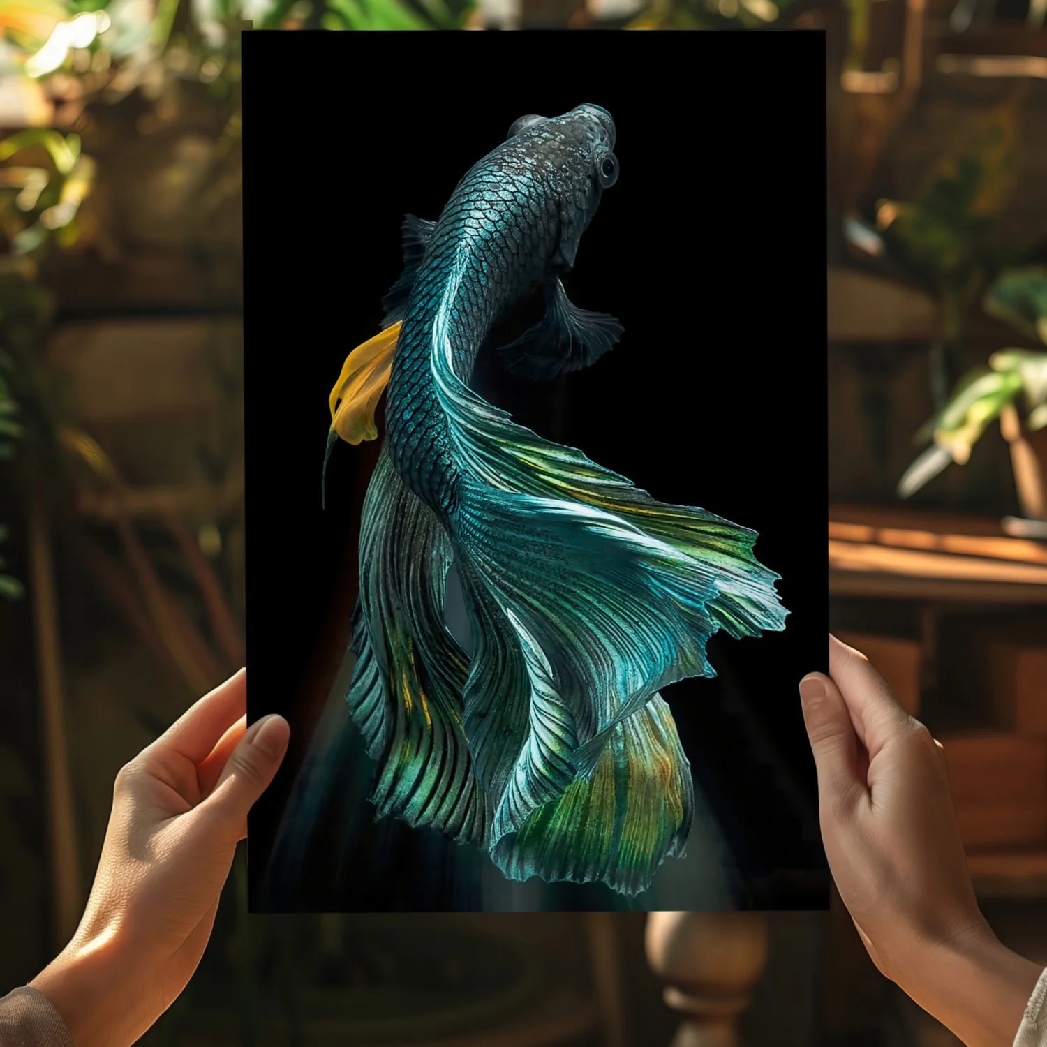 Koi Fish Aluminum Print - Image 5