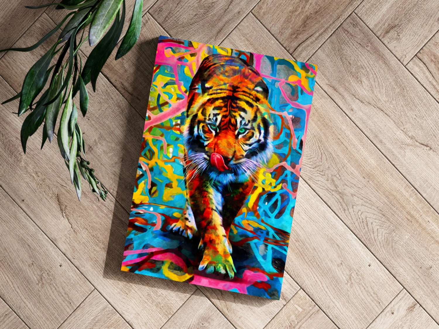 Tiger Aluminum Print - Image 3