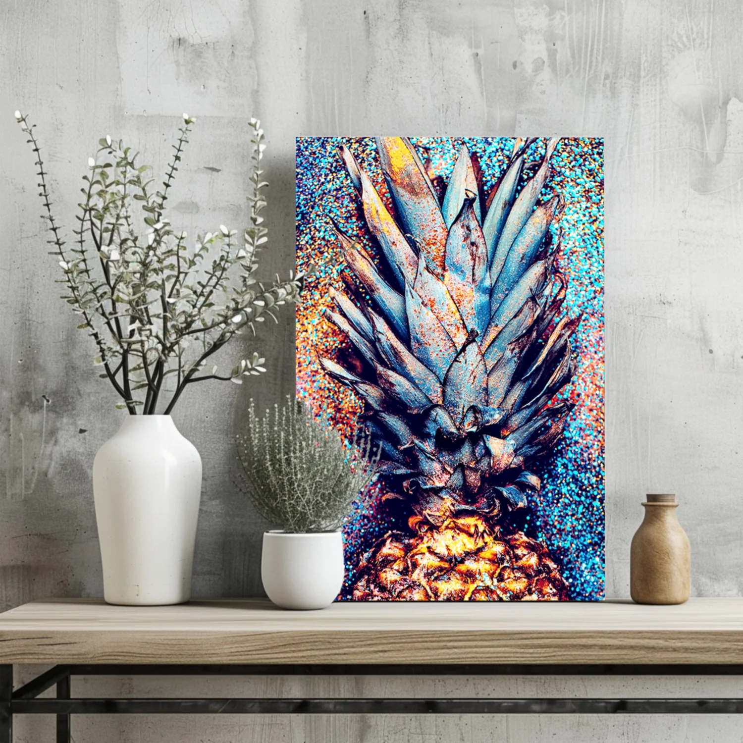 Pineapple Aluminum Print - Image 2