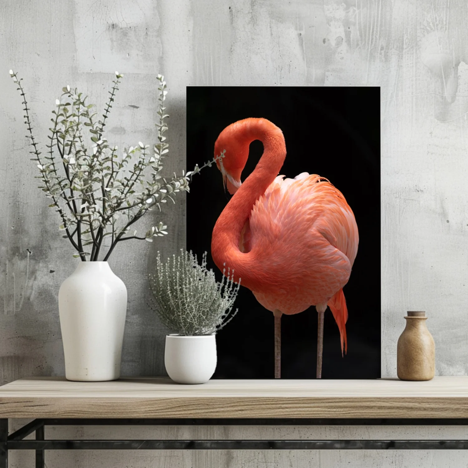 Flamingo Aluminum Print - Image 2