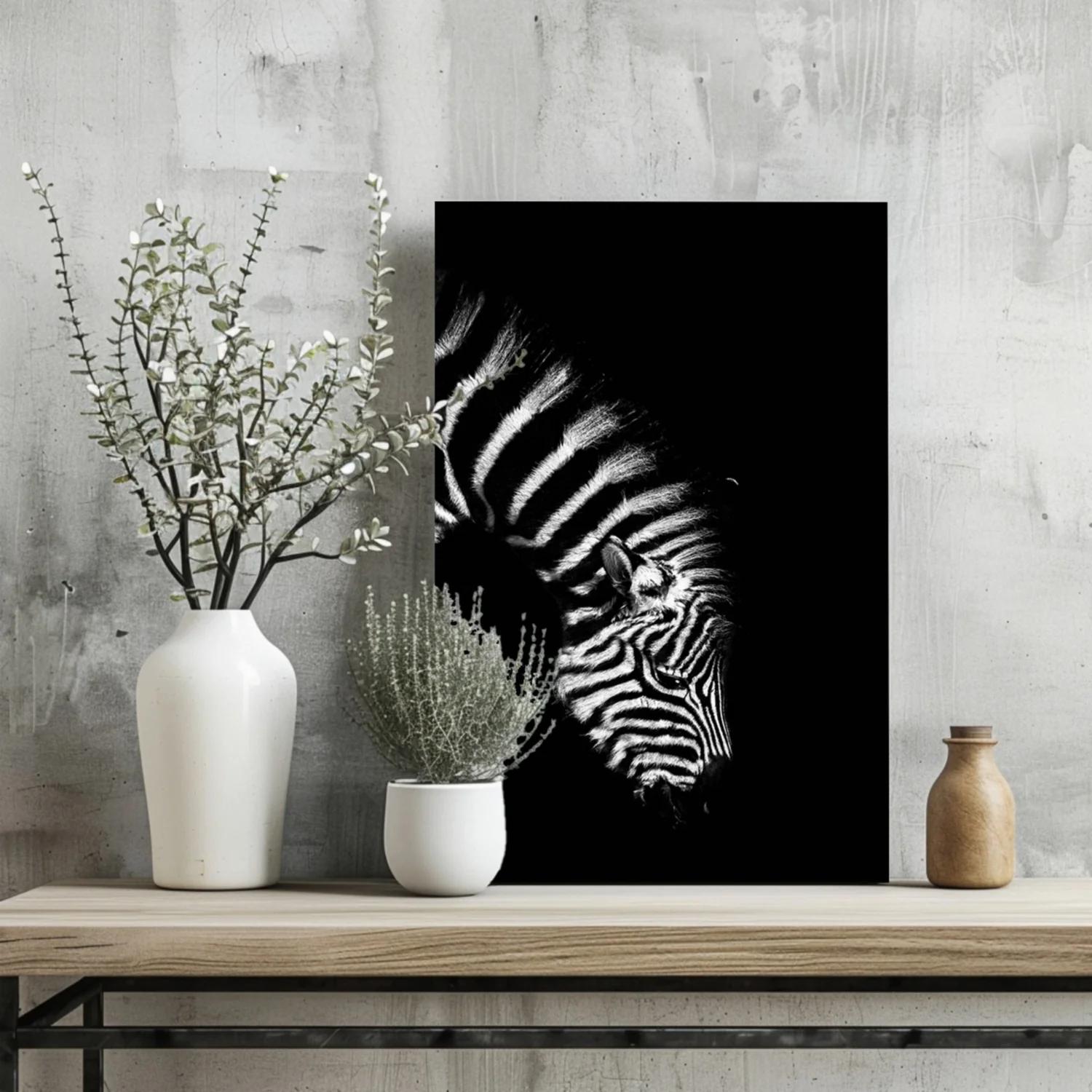 Zebra Aluminum Print - Image 2