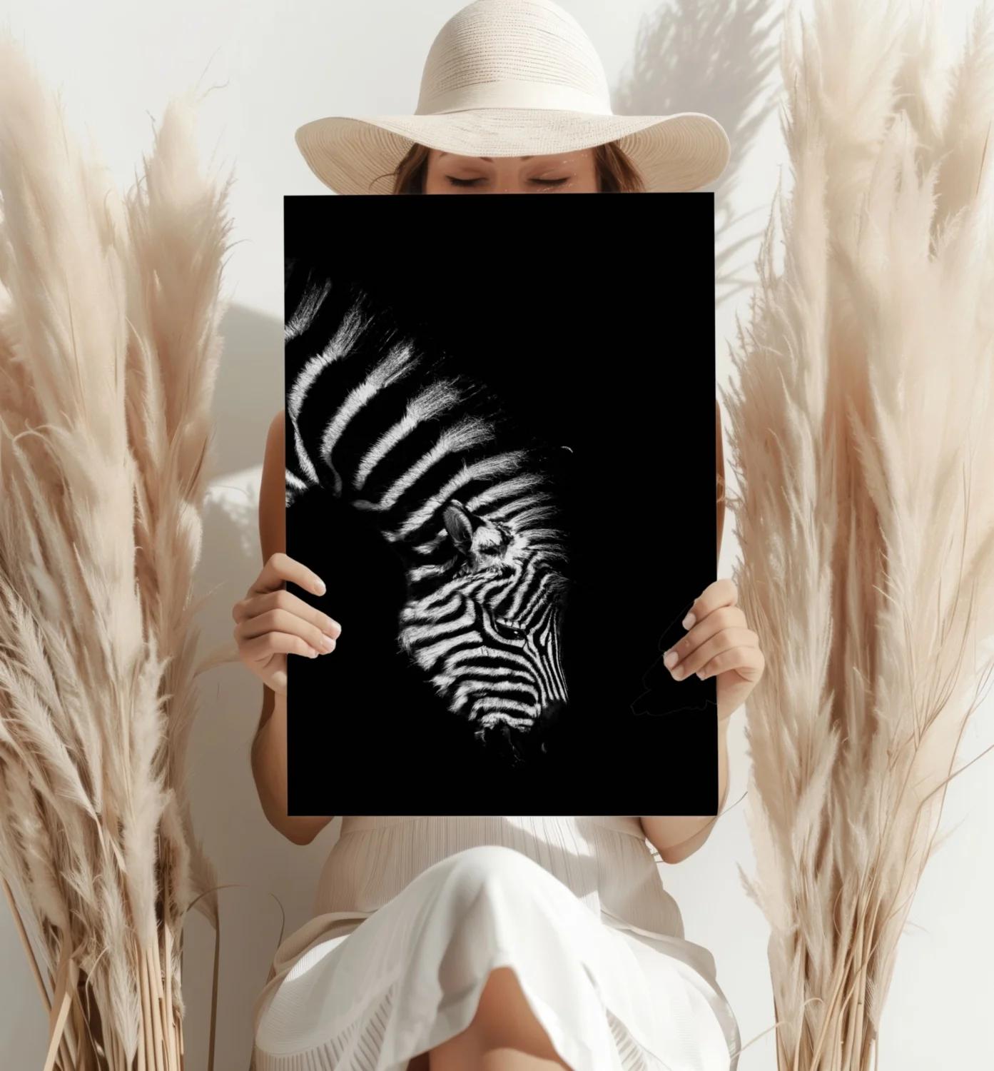 Zebra Aluminum Print - Image 4