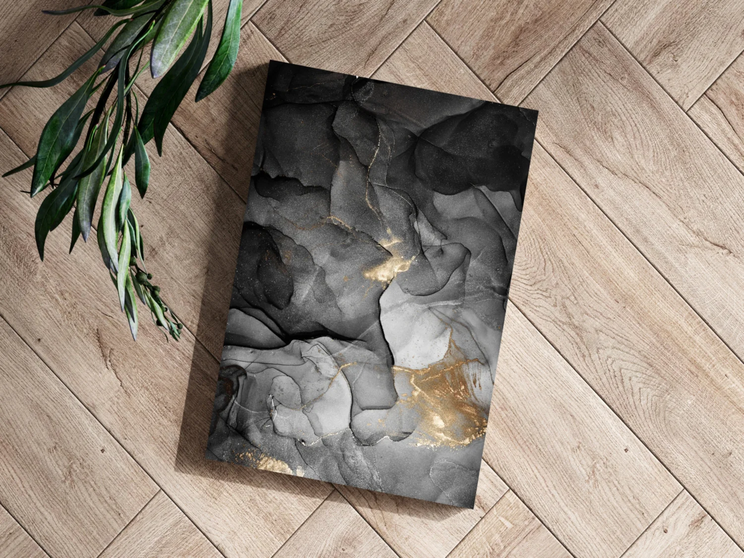 Marble Design V1 Aluminum Print - Image 3