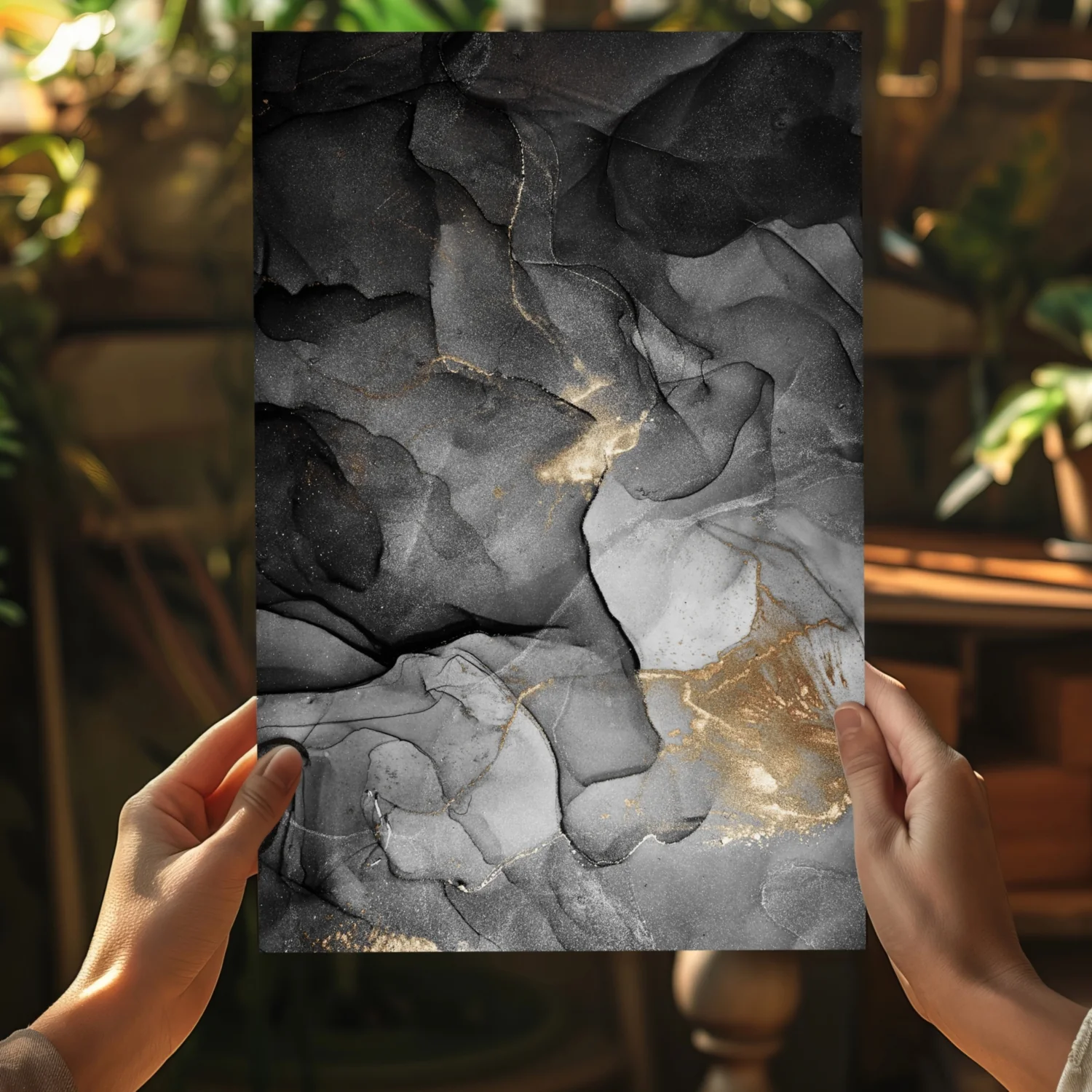Marble Design V1 Aluminum Print - Image 5