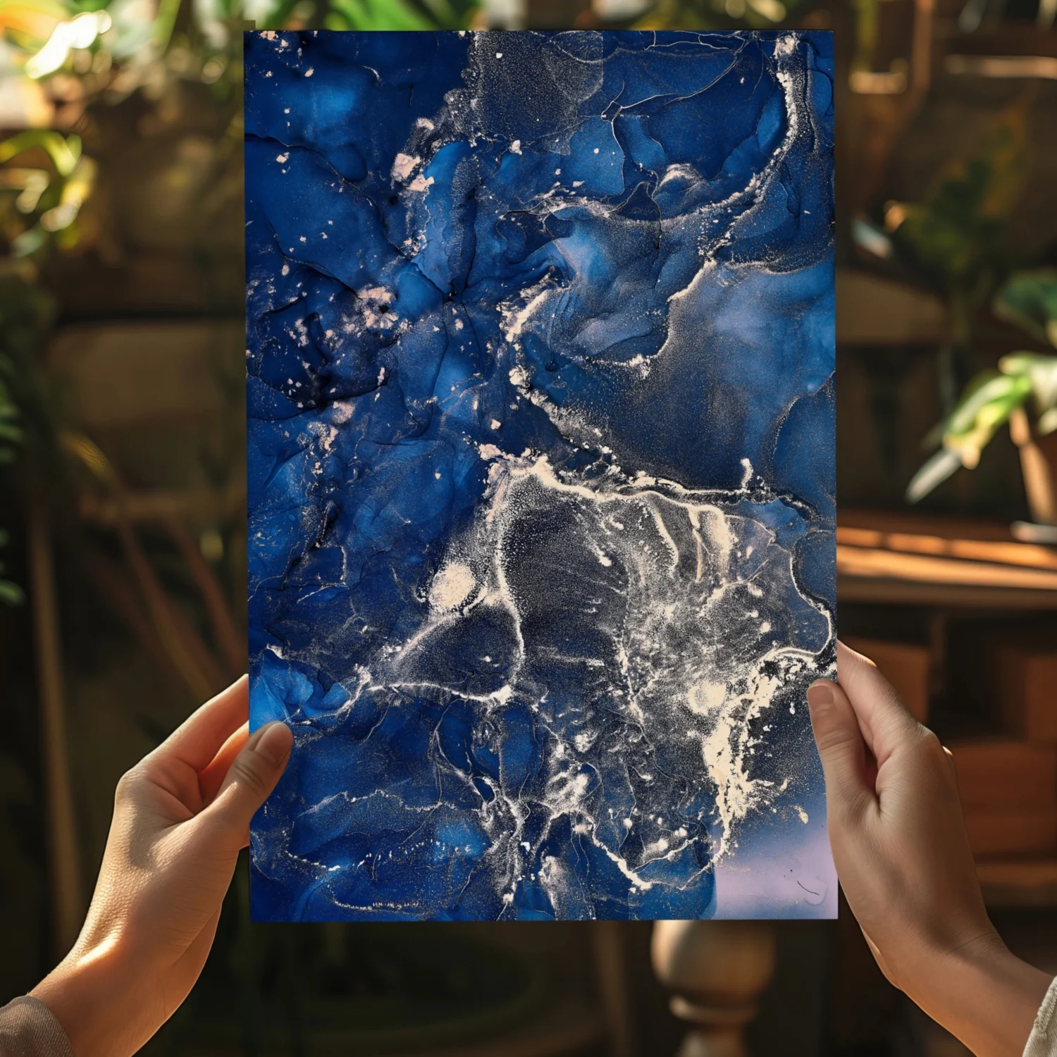 Marble Design V4 Aluminum Print - Image 5