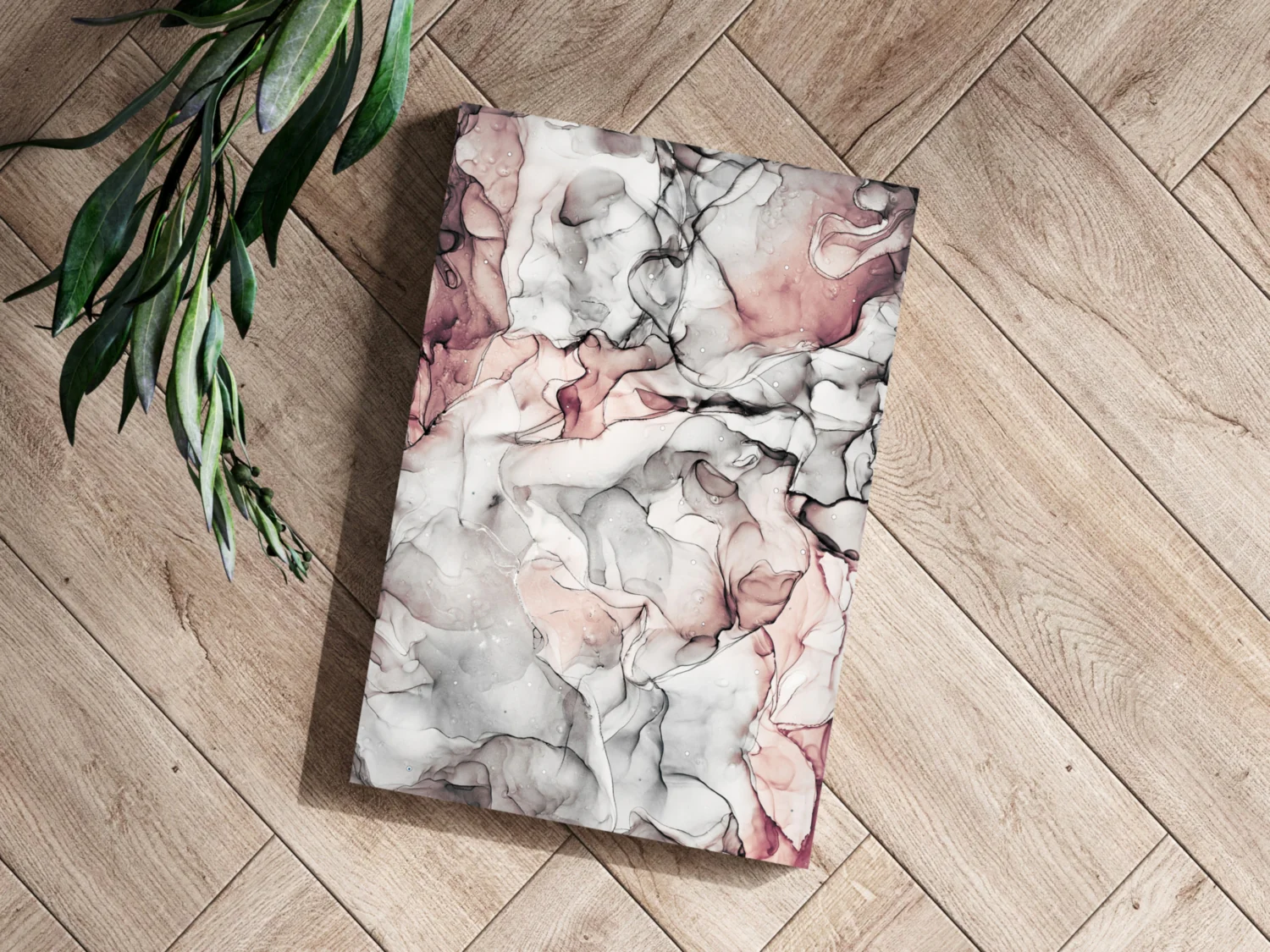 Marble Design V5 Aluminum Print - Image 3