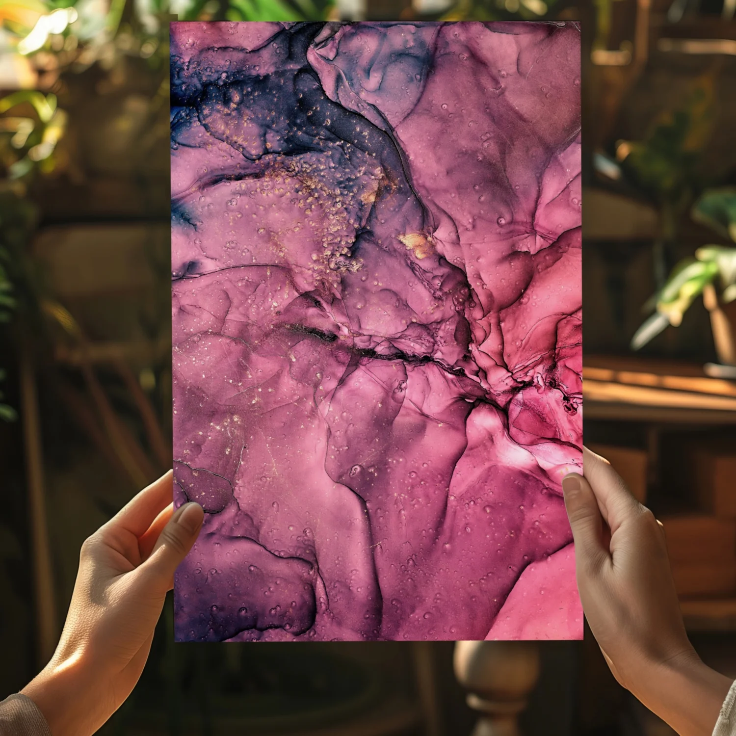 Marble Design V6 Aluminum Print - Image 5