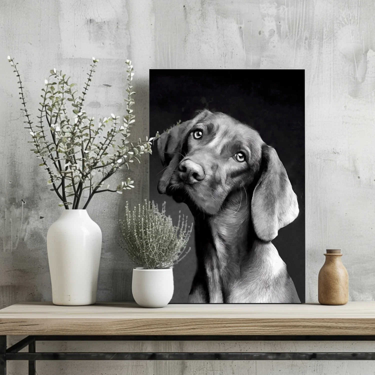 Cute Dog Aluminum Print - Image 2