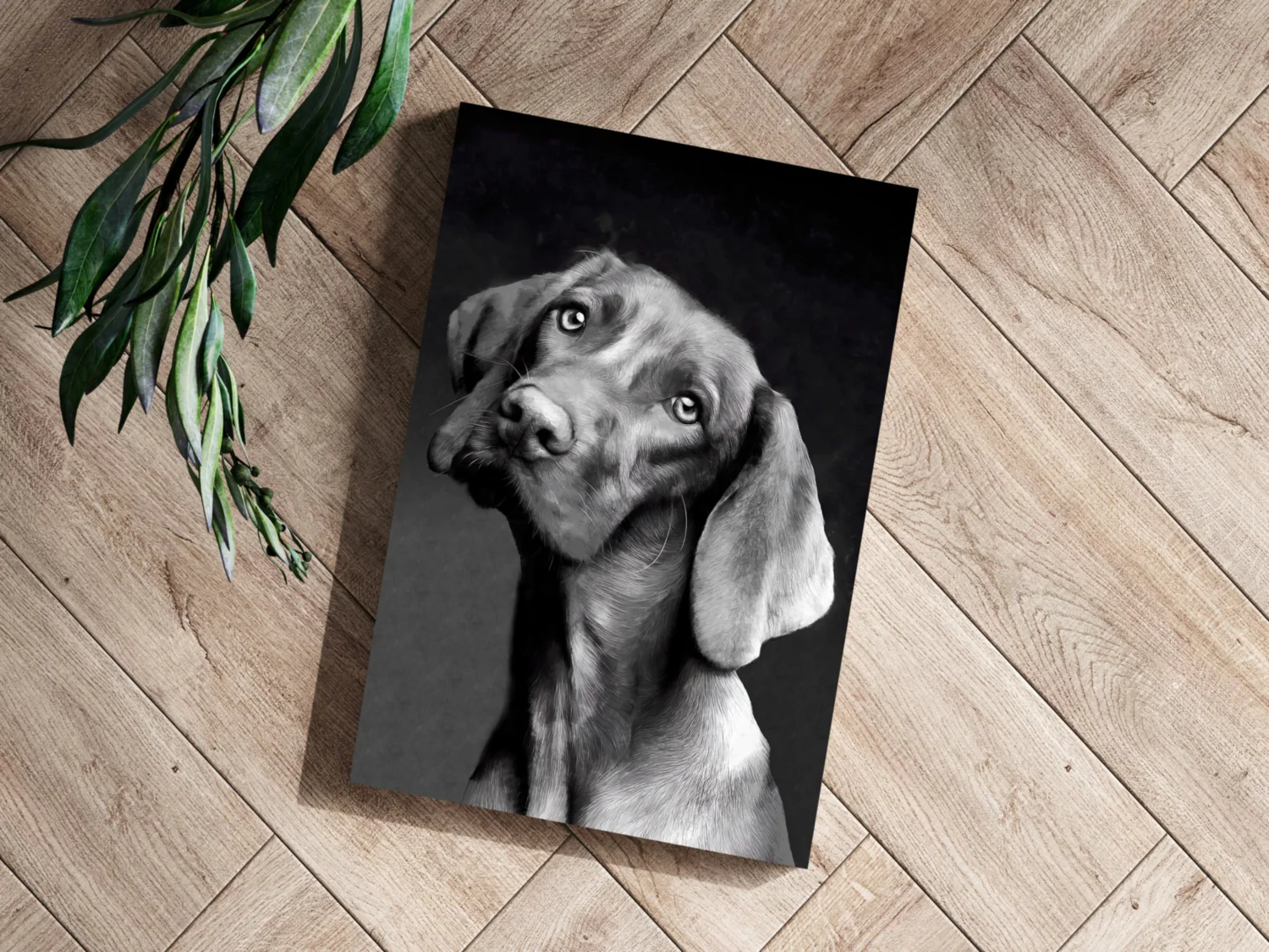 Cute Dog Aluminum Print - Image 3