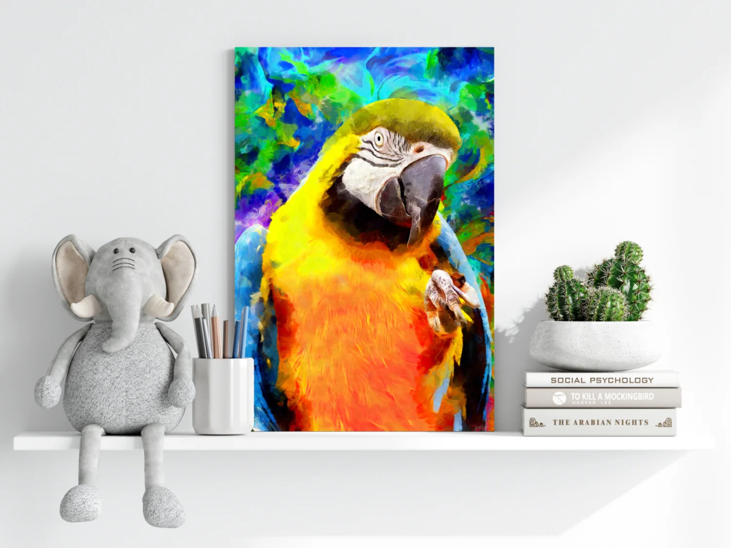 Parrot Aluminum Print - Image 6
