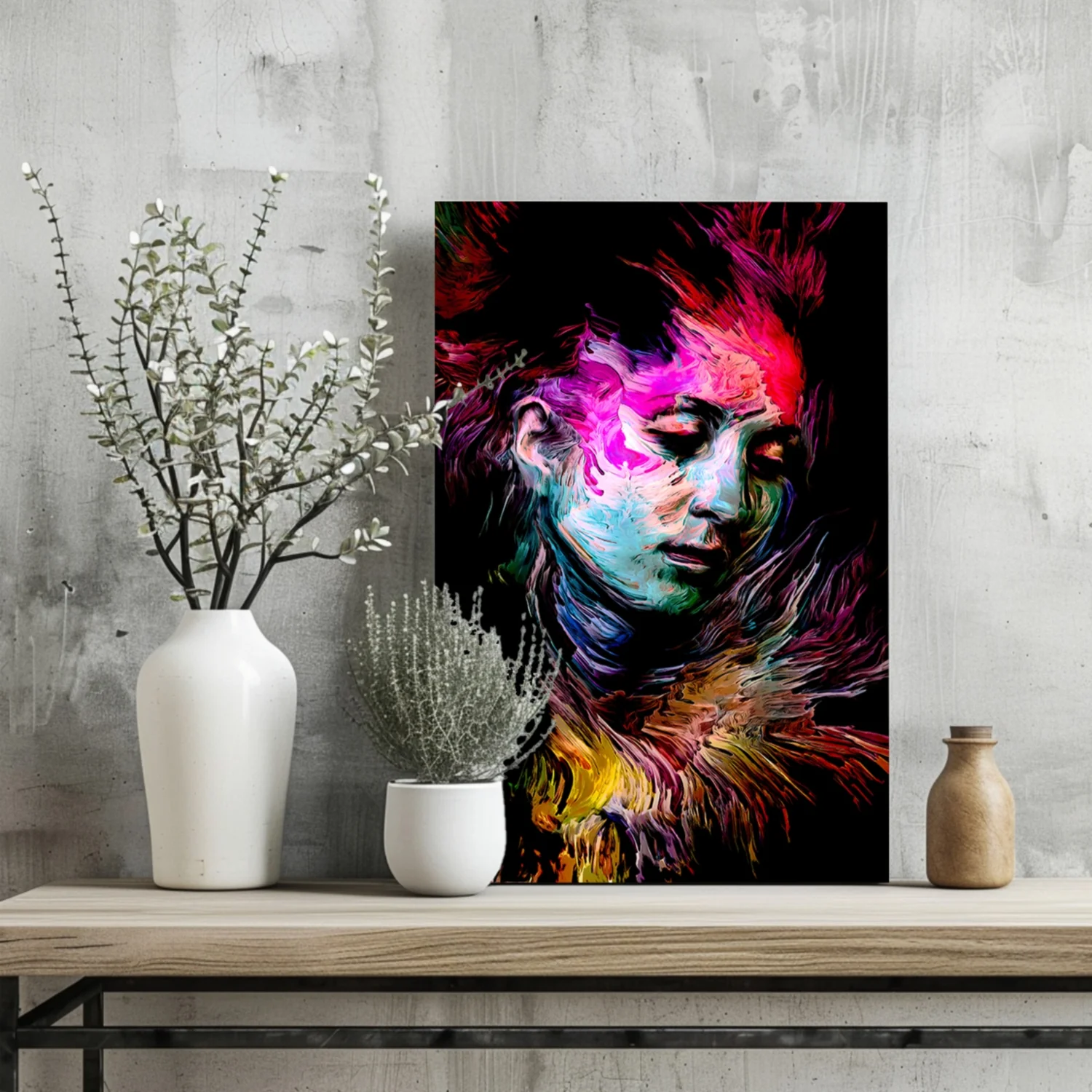 Thinking Aluminum Print - Image 2