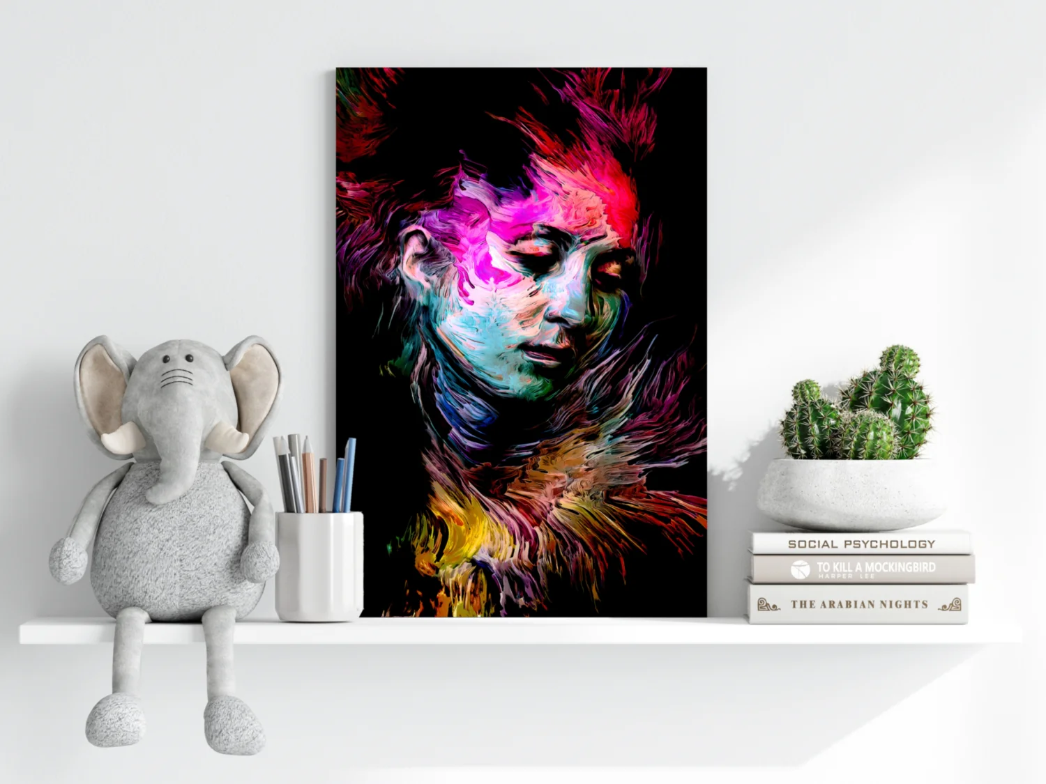 Thinking Aluminum Print - Image 6