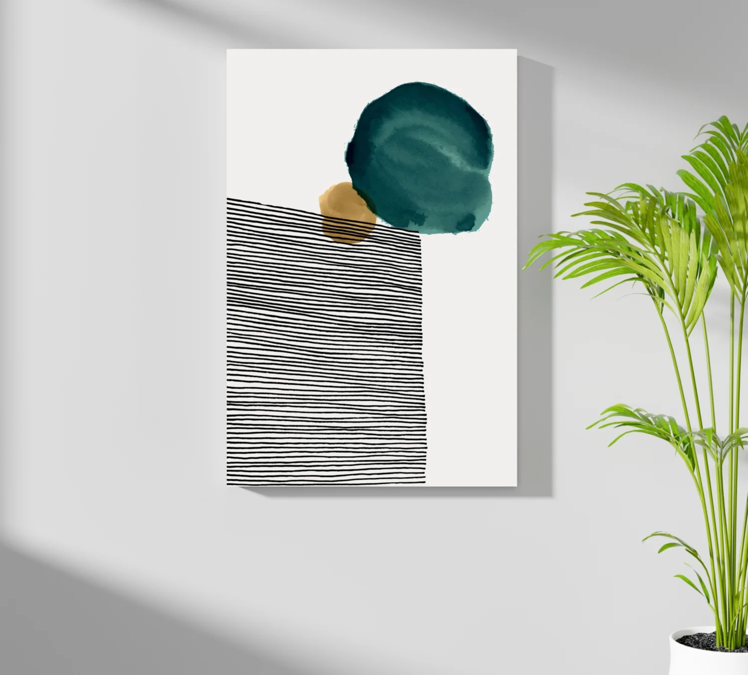Modern Art Shape V3 Aluminum Print - Image 7