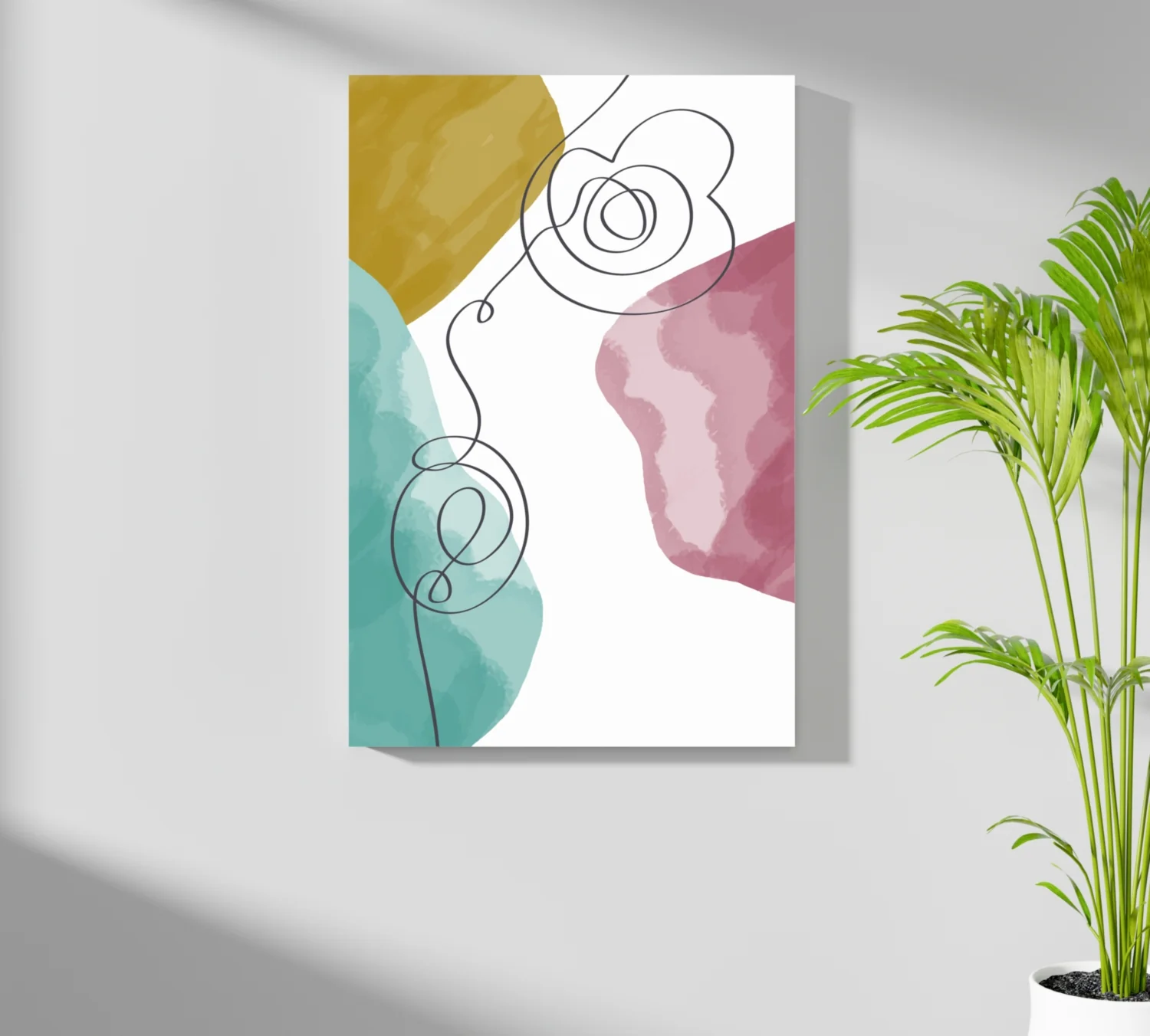 Modern Art Shape V4 Aluminum Print - Image 7
