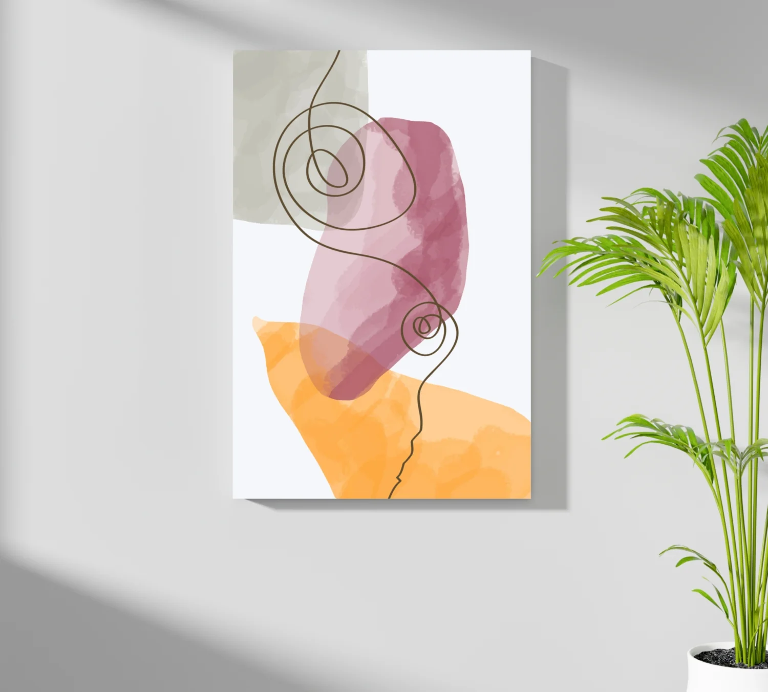 Modern Art Shape V5 Aluminum Print - Image 7